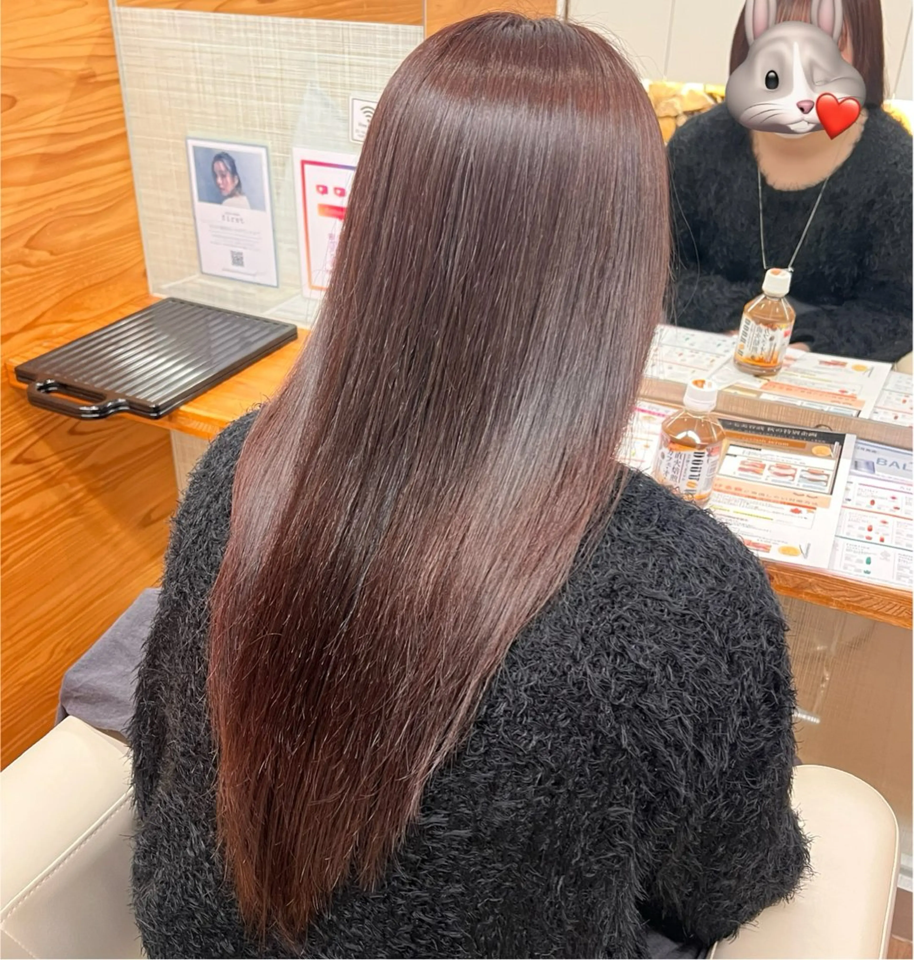 カラー ブリーチ ブラウンカラー イルミナカラー ピンクカラー 縮毛矯正 🎀渡部 凜花/髪質 改善/艶髪🎀のヘアスタイル