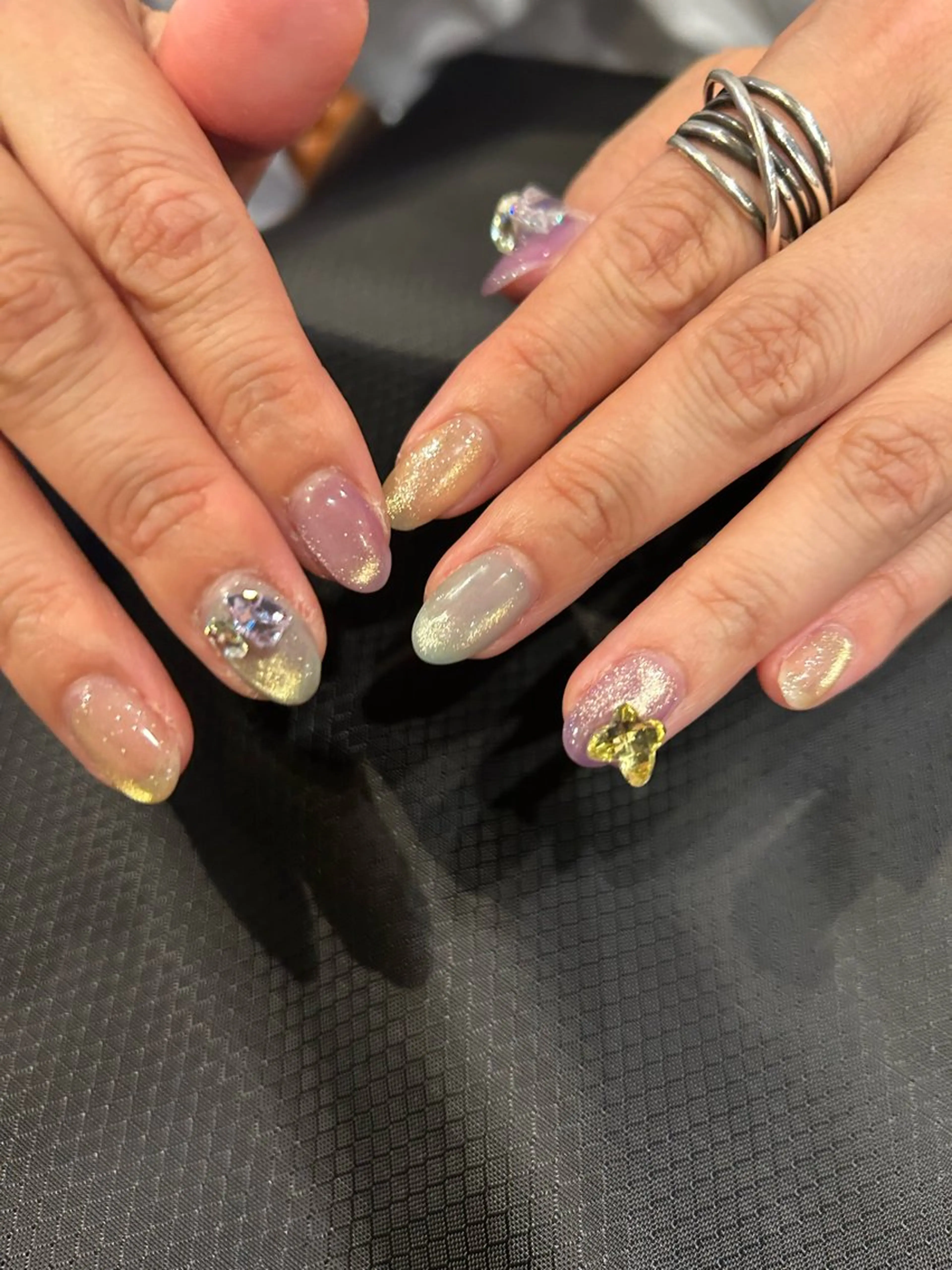 ネイル ジェルネイル マグネットネイル ハンドネイル ハンドケア Ainchi nail所属・＊ misa ＊のネイルデザイン
