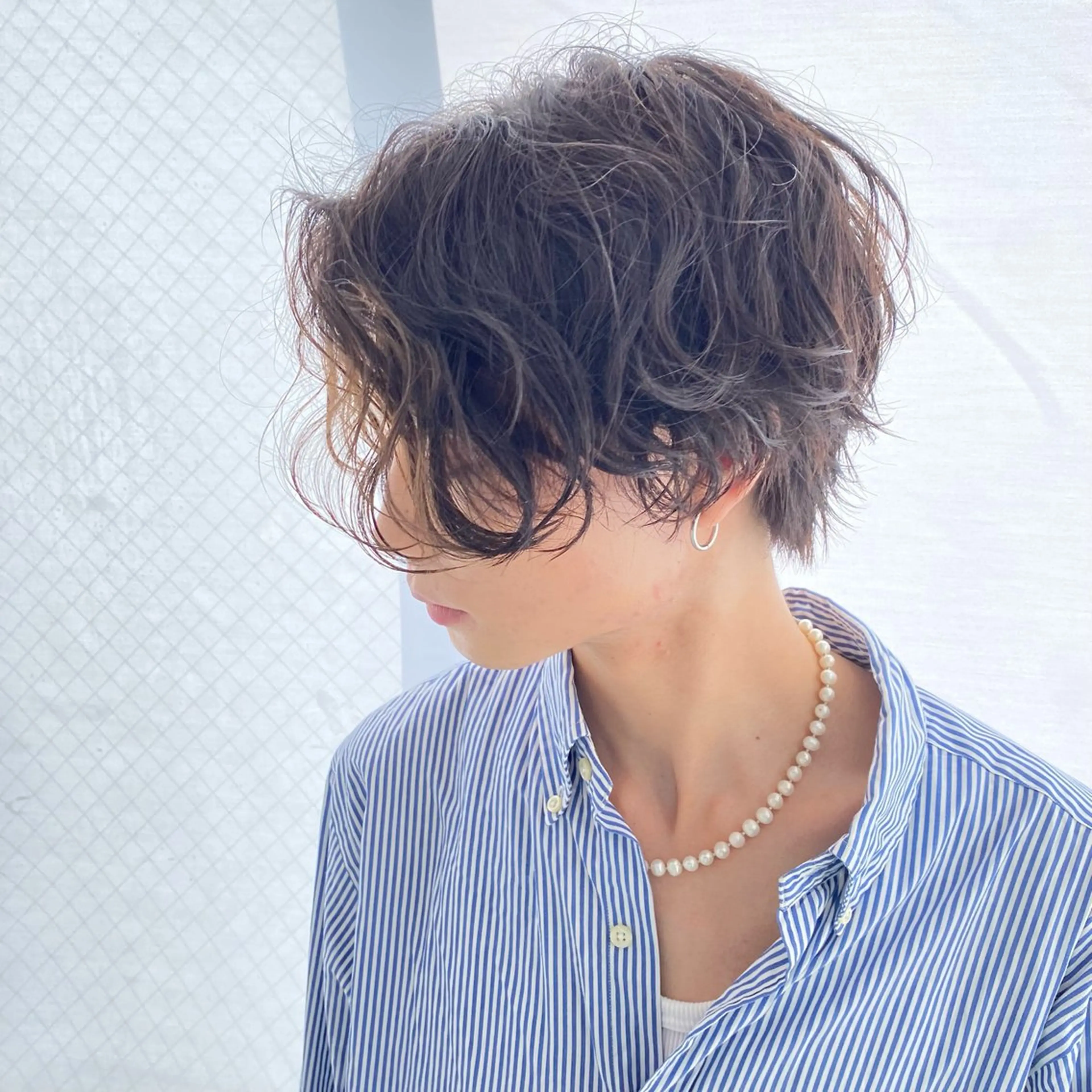 パーマ メンズ カット パーマ 曲がる縮毛矯正🔥 メンズパーマ🔥のヘアスタイル