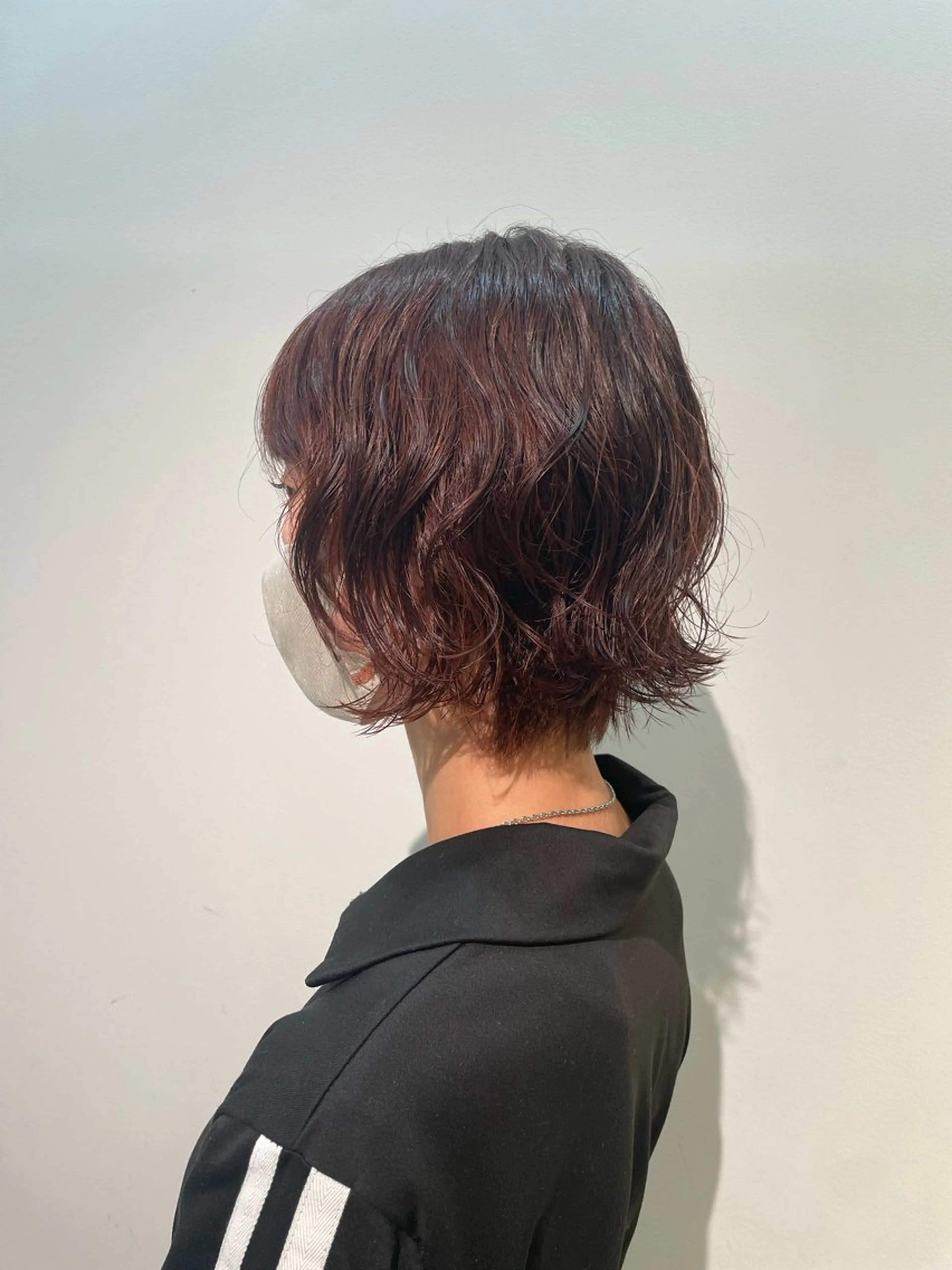ミディアム カラー パーマ カット パーマ トリートメント Sana 🦢のヘアスタイル