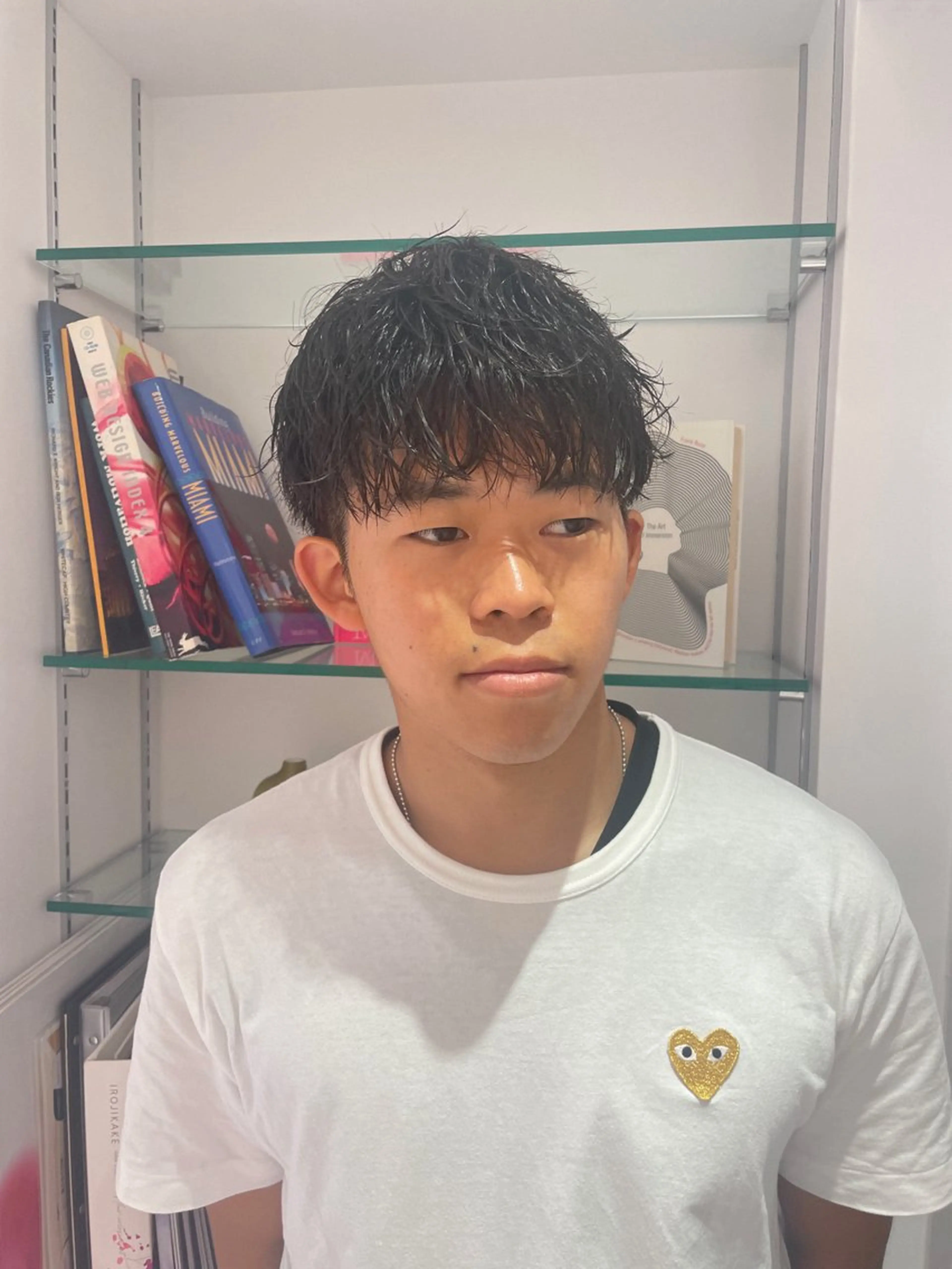 パーマ メンズ メンズパーマ スパイラルパーマ カット パーマ 佐藤 綾郁のヘアスタイル