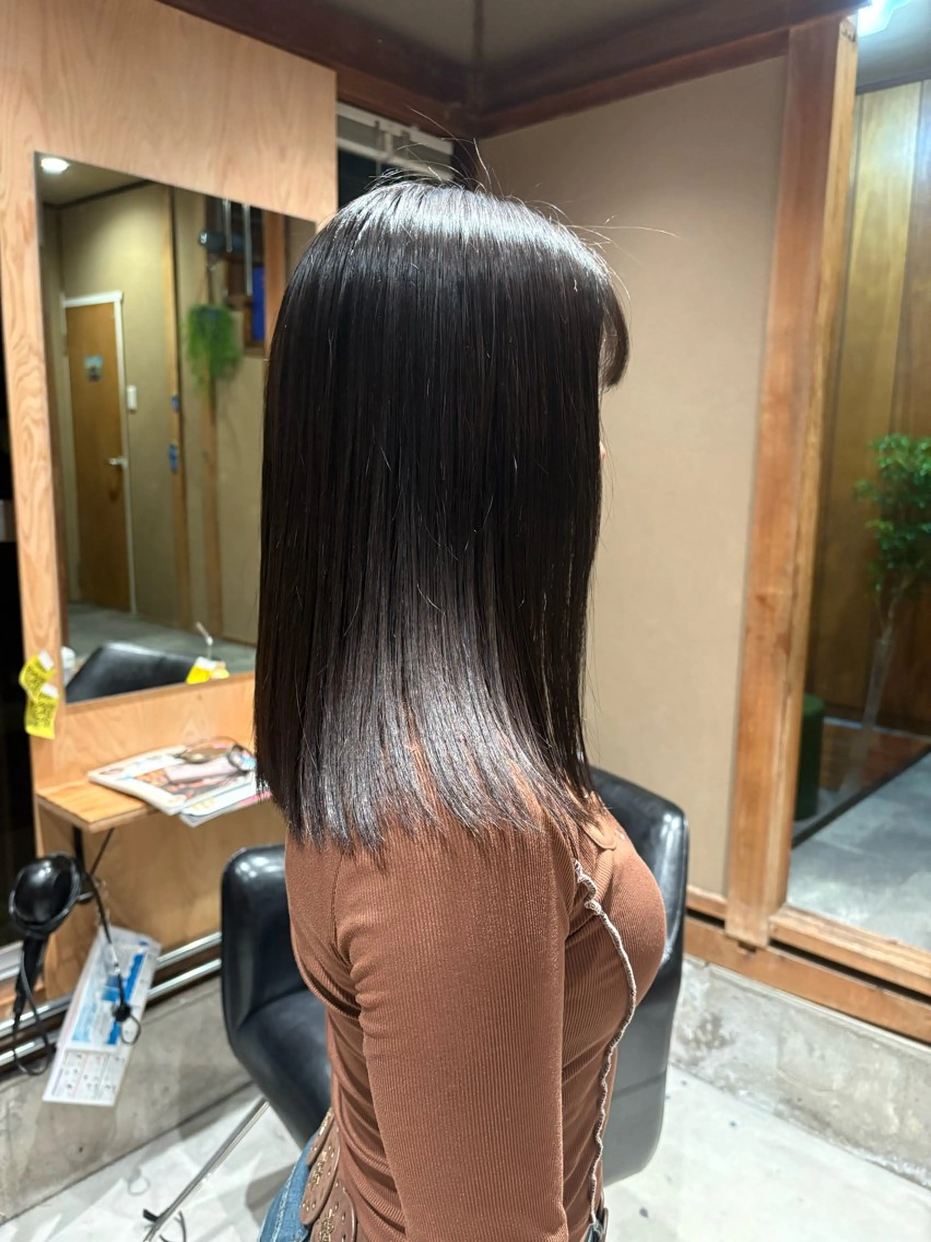 ロング 縮毛矯正 カラーモデル募集🎀 Kotohaのヘアスタイル