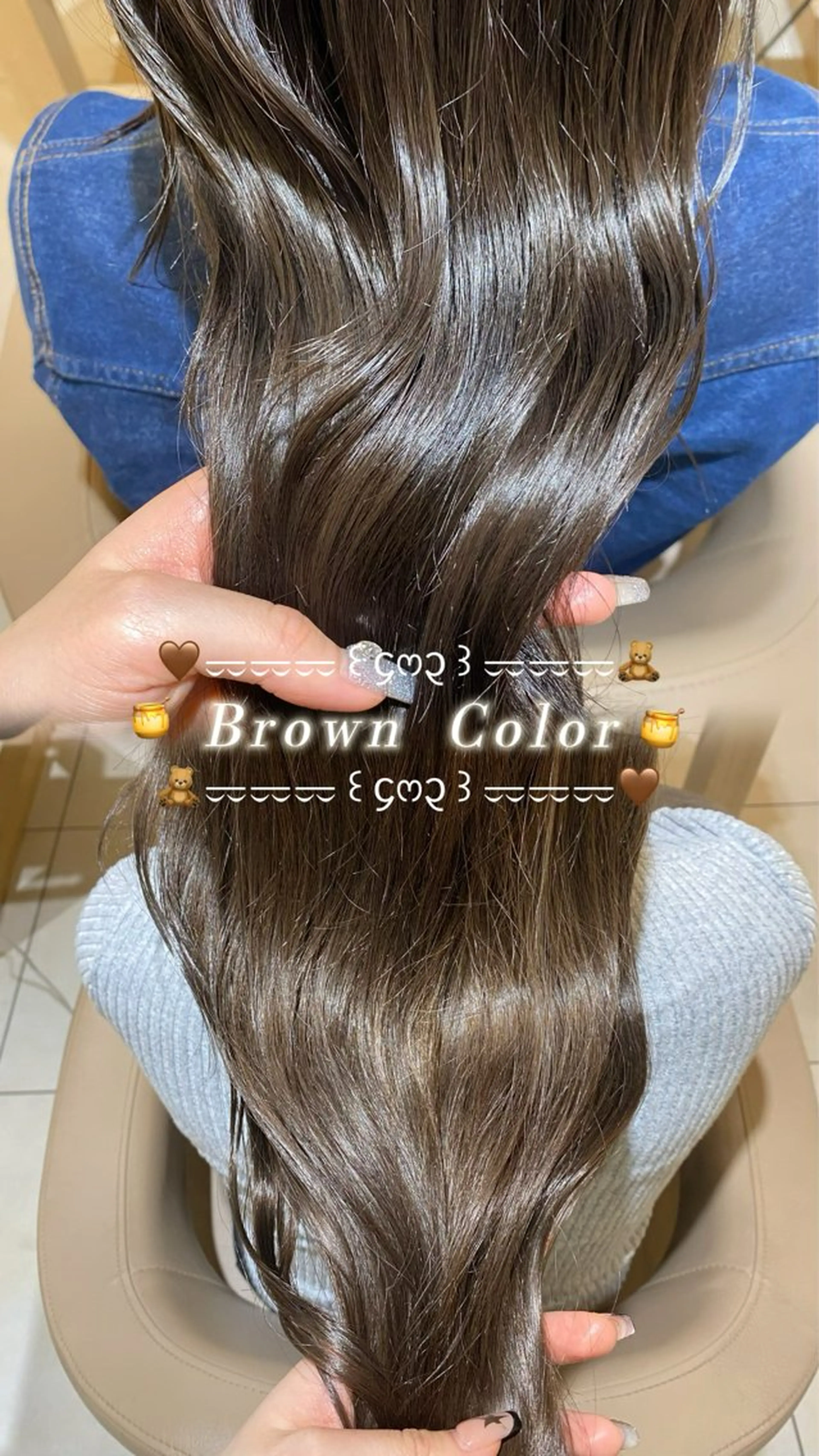 ロング ヘアカラー 透明感カラー特化/ 髪質改善/ちなのヘアスタイル