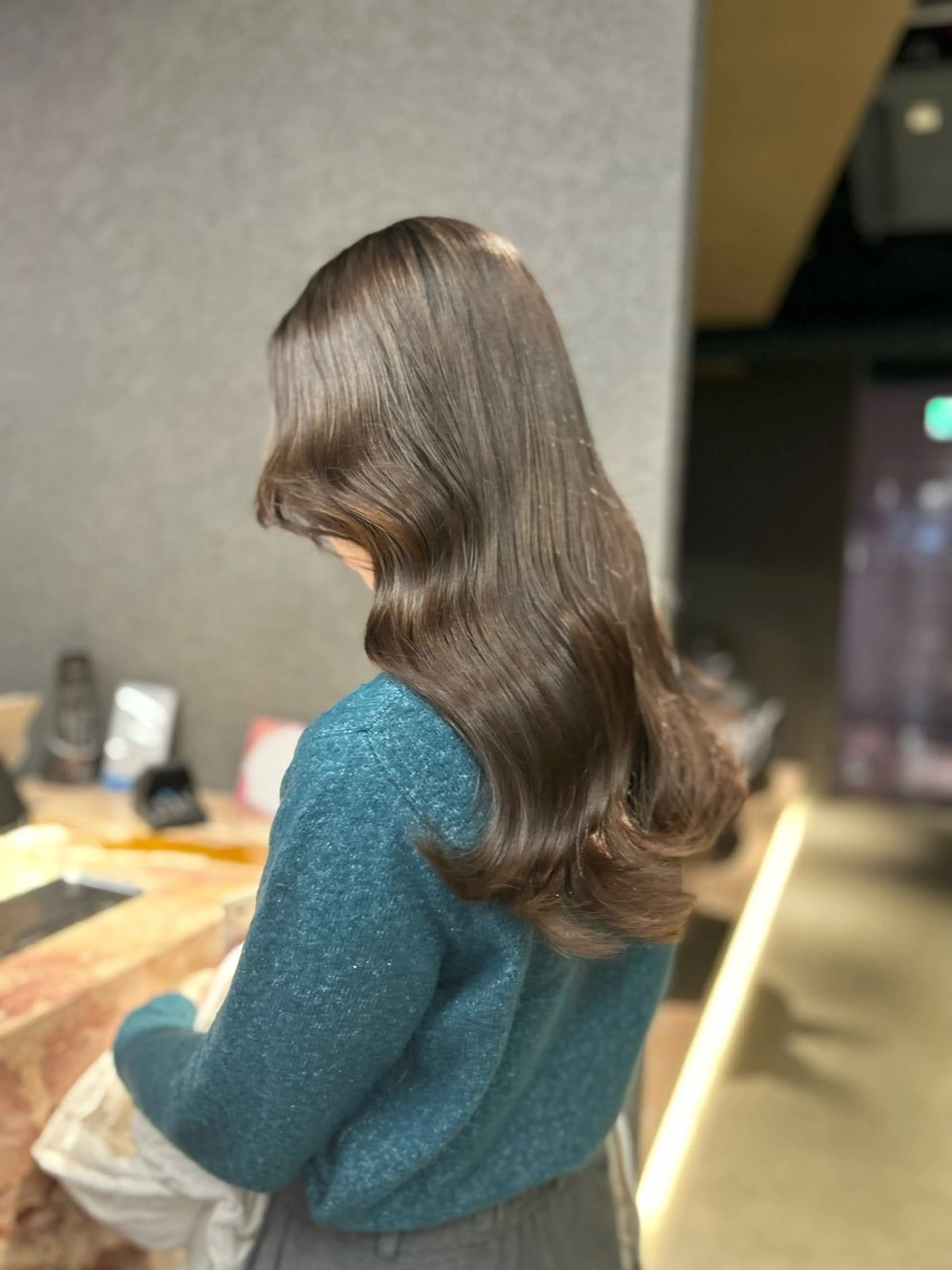 セミロング ヘアカラー カラーモデル募集中 /Nanakaのヘアスタイル