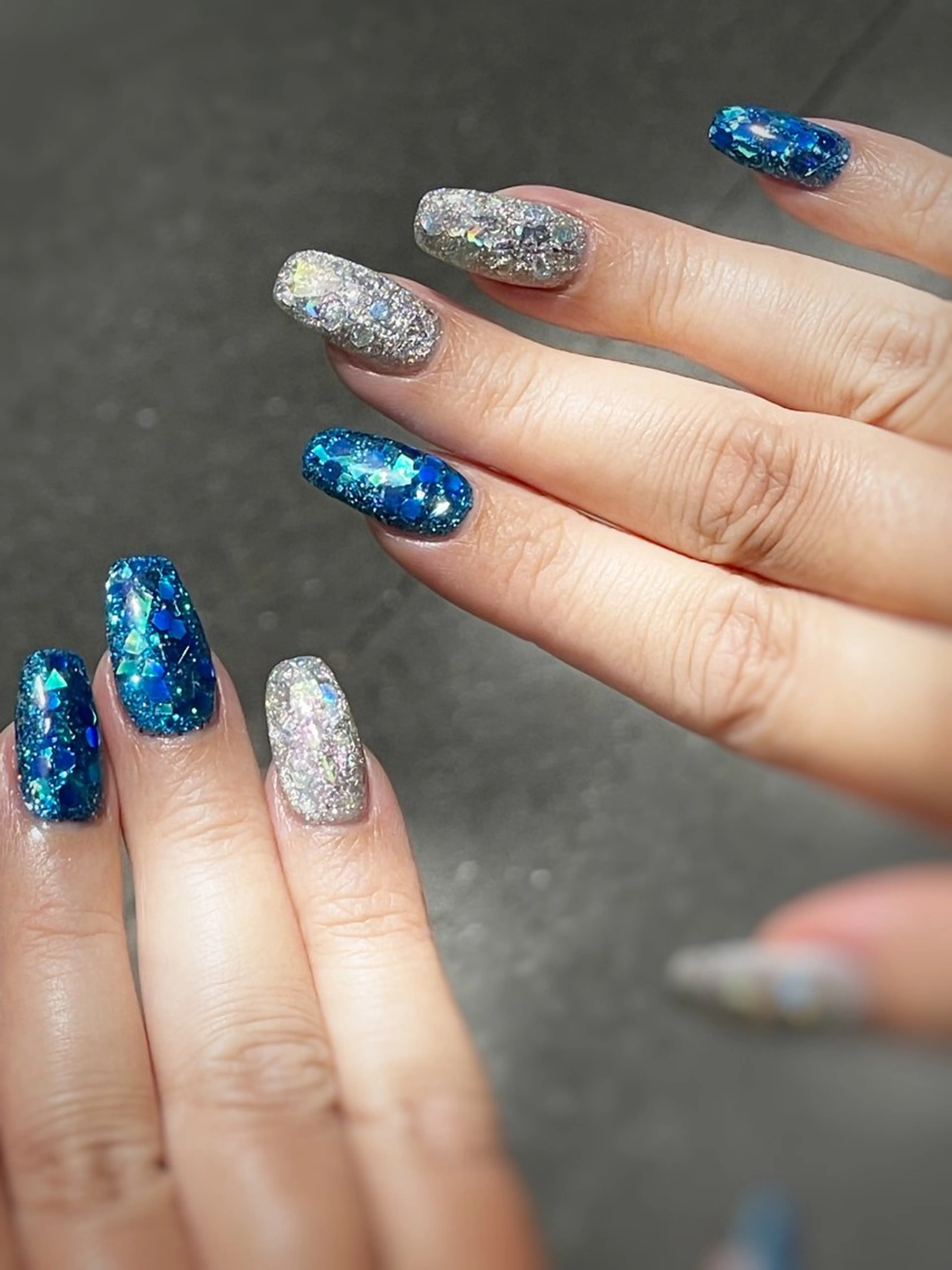 ネイル ラメ(グリッター) ハンドネイル nail ayacaのネイルデザイン