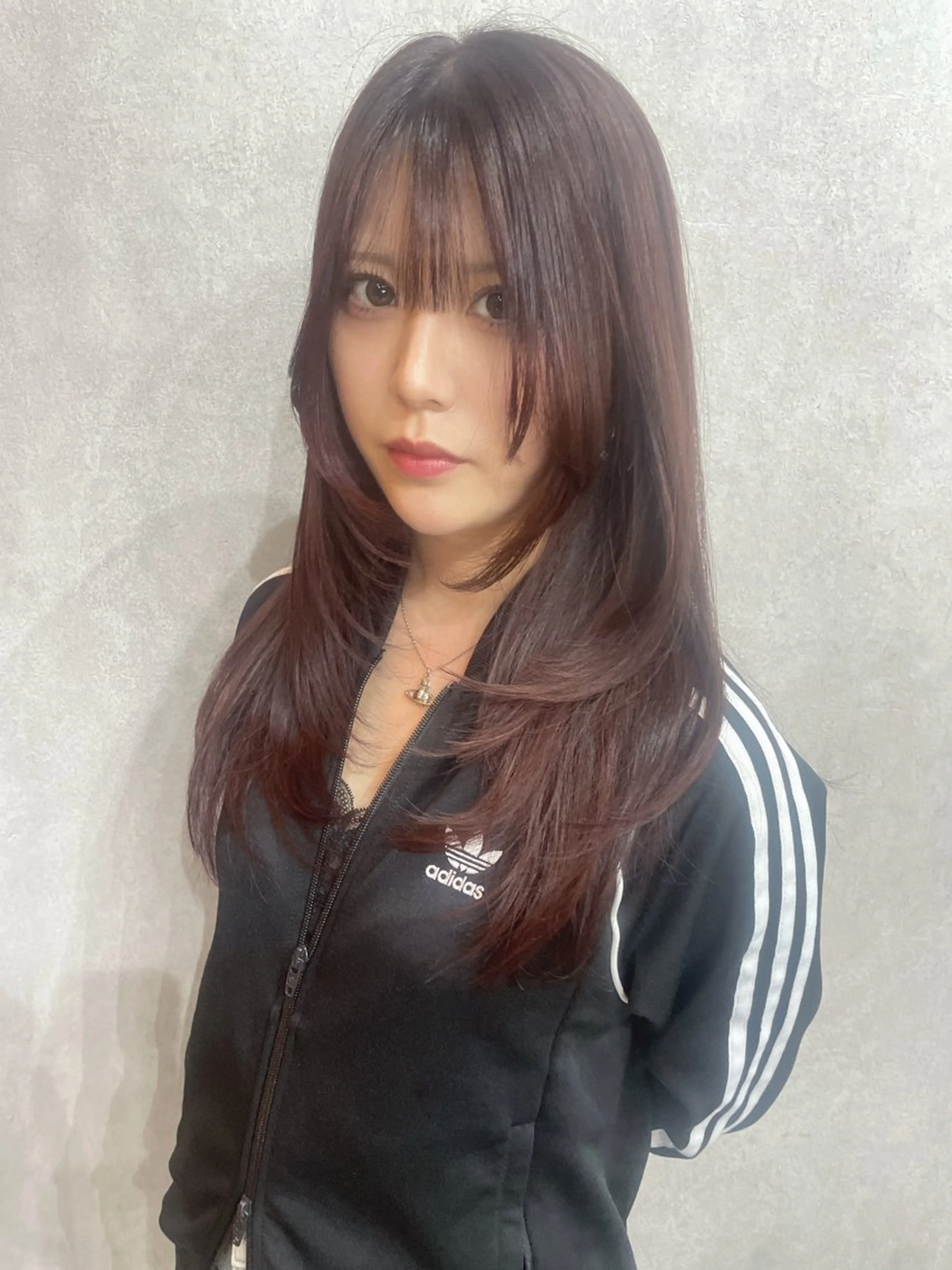 ロング カラー レイヤーカット AIRI layer cut hairのヘアスタイル