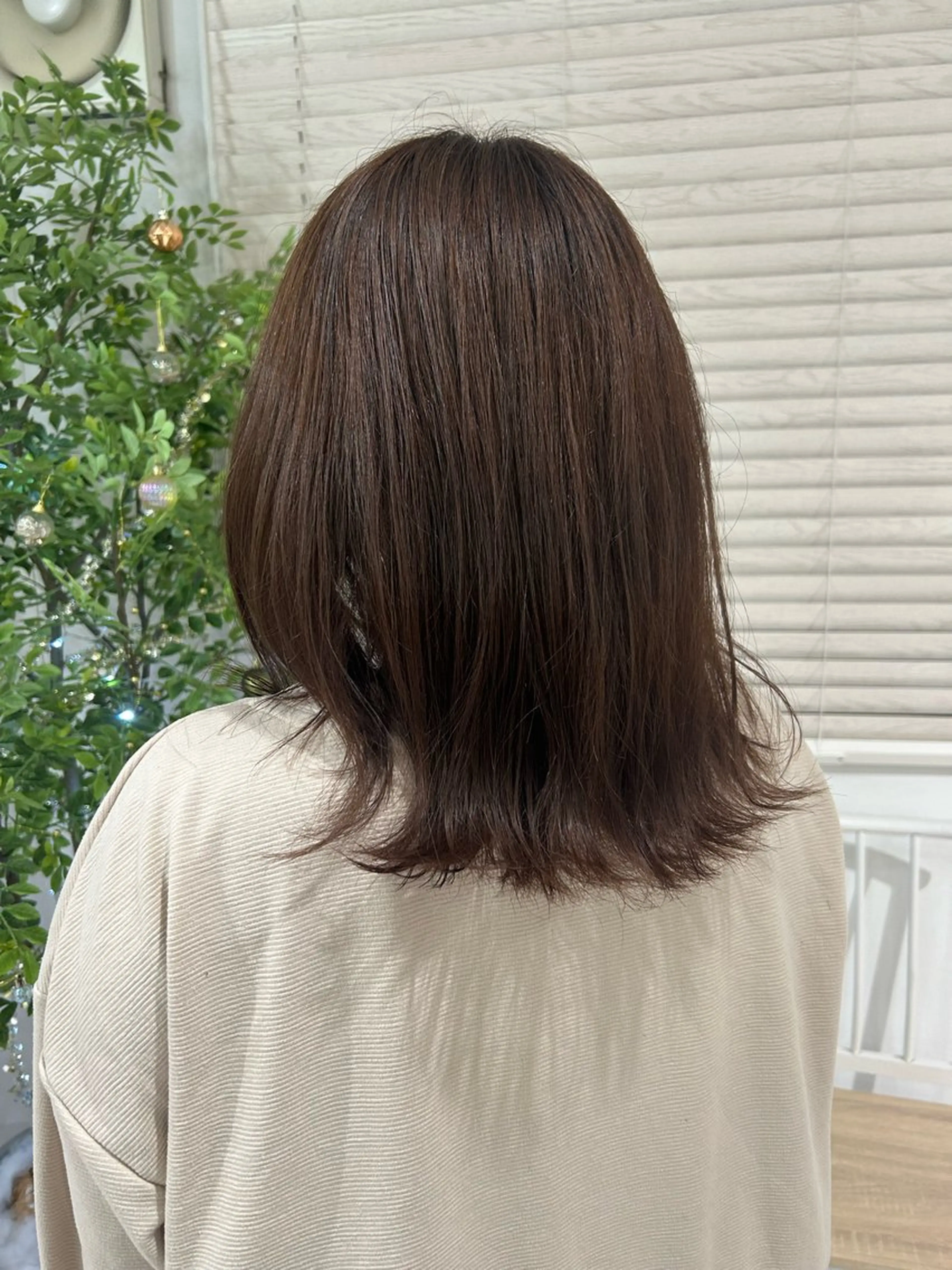 ミディアム カラー ヘアカラー トリートメント 🧸MAKOTO🧸 ✂︎💚Rico💚のヘアスタイル