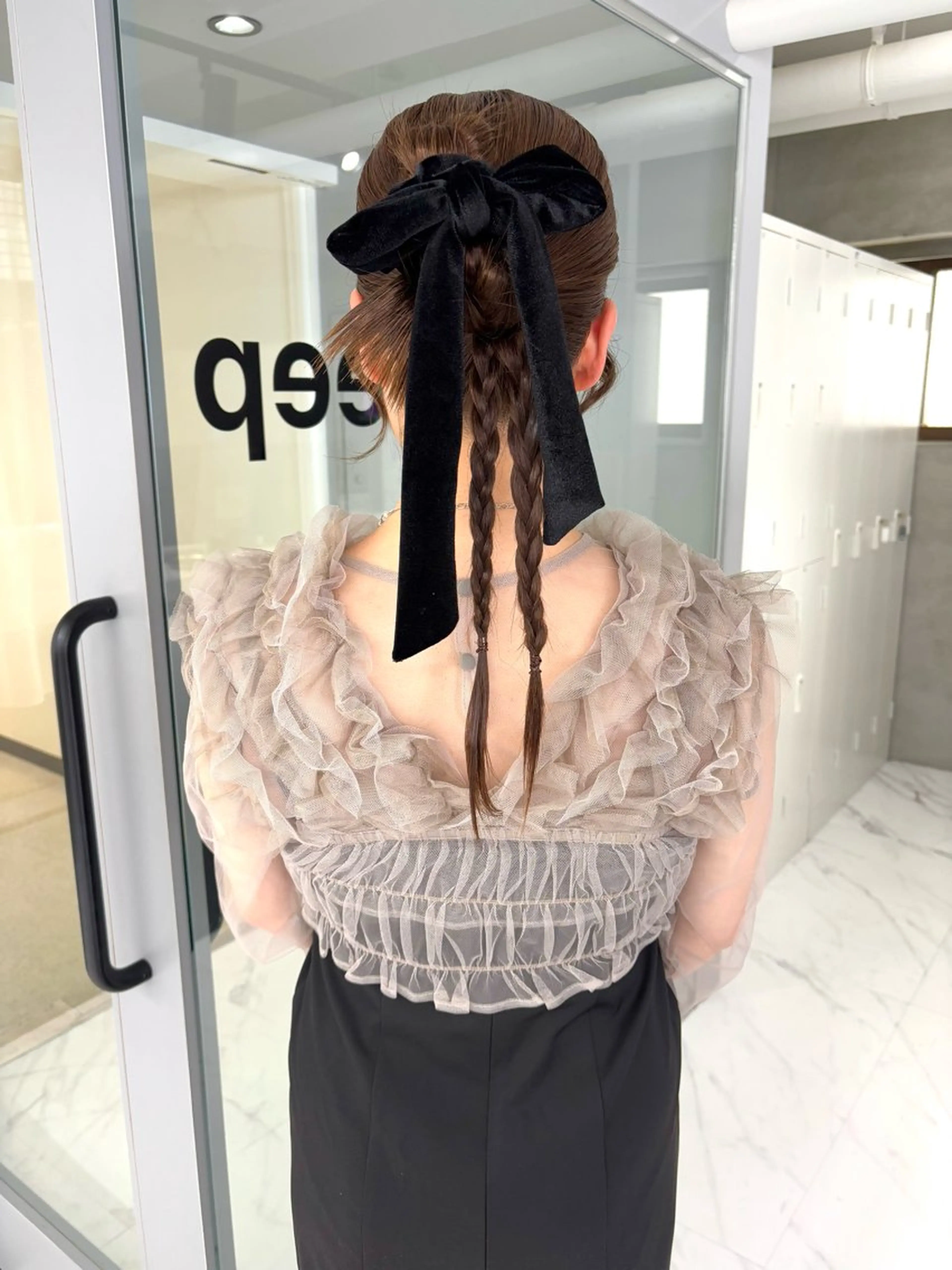 ロング ヘアセット Miyu🎀レイヤー ／透明感カラー🪽のヘアスタイル