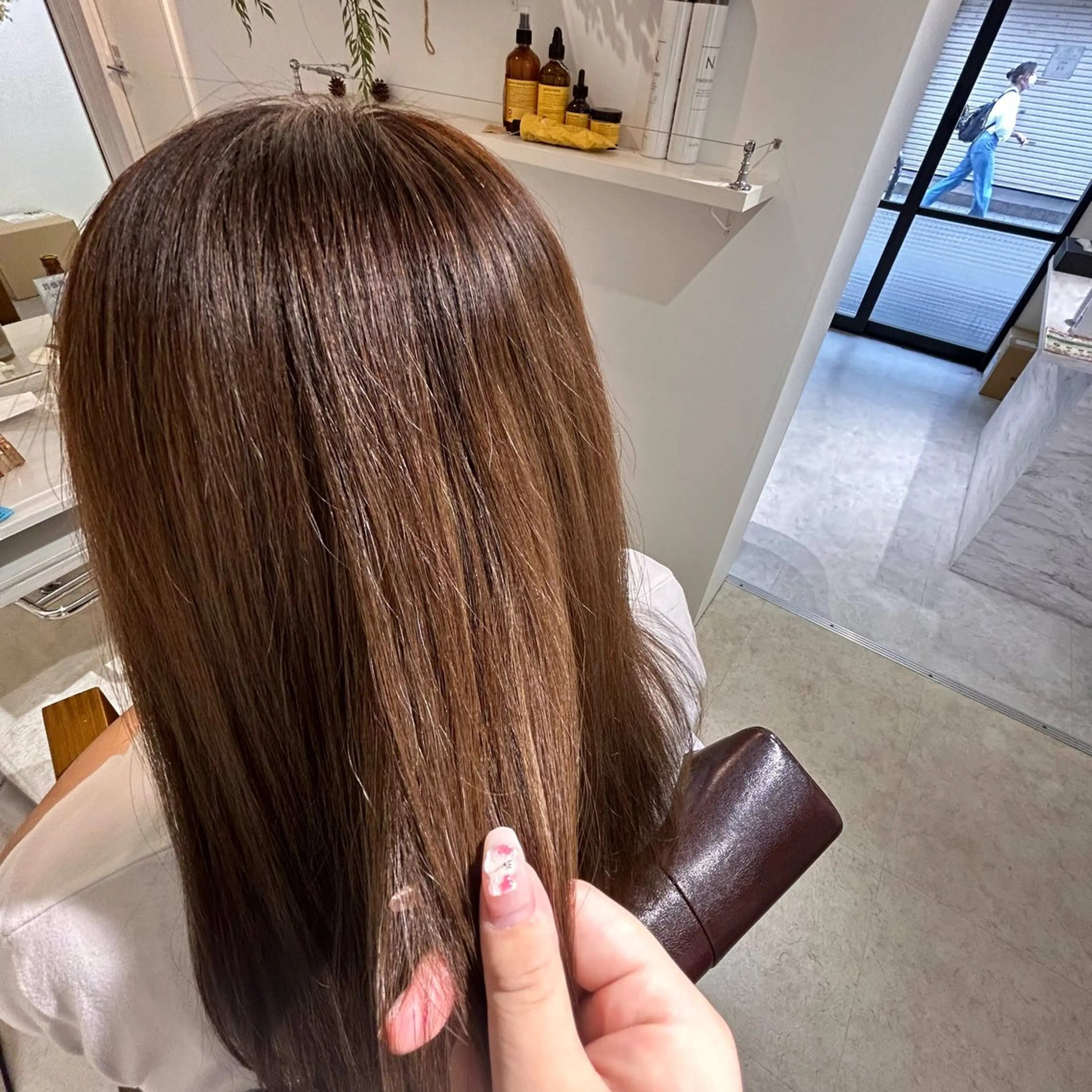 ミディアム ヘアカラー 🎀 マエカワ ユウリ 🎀のヘアスタイル