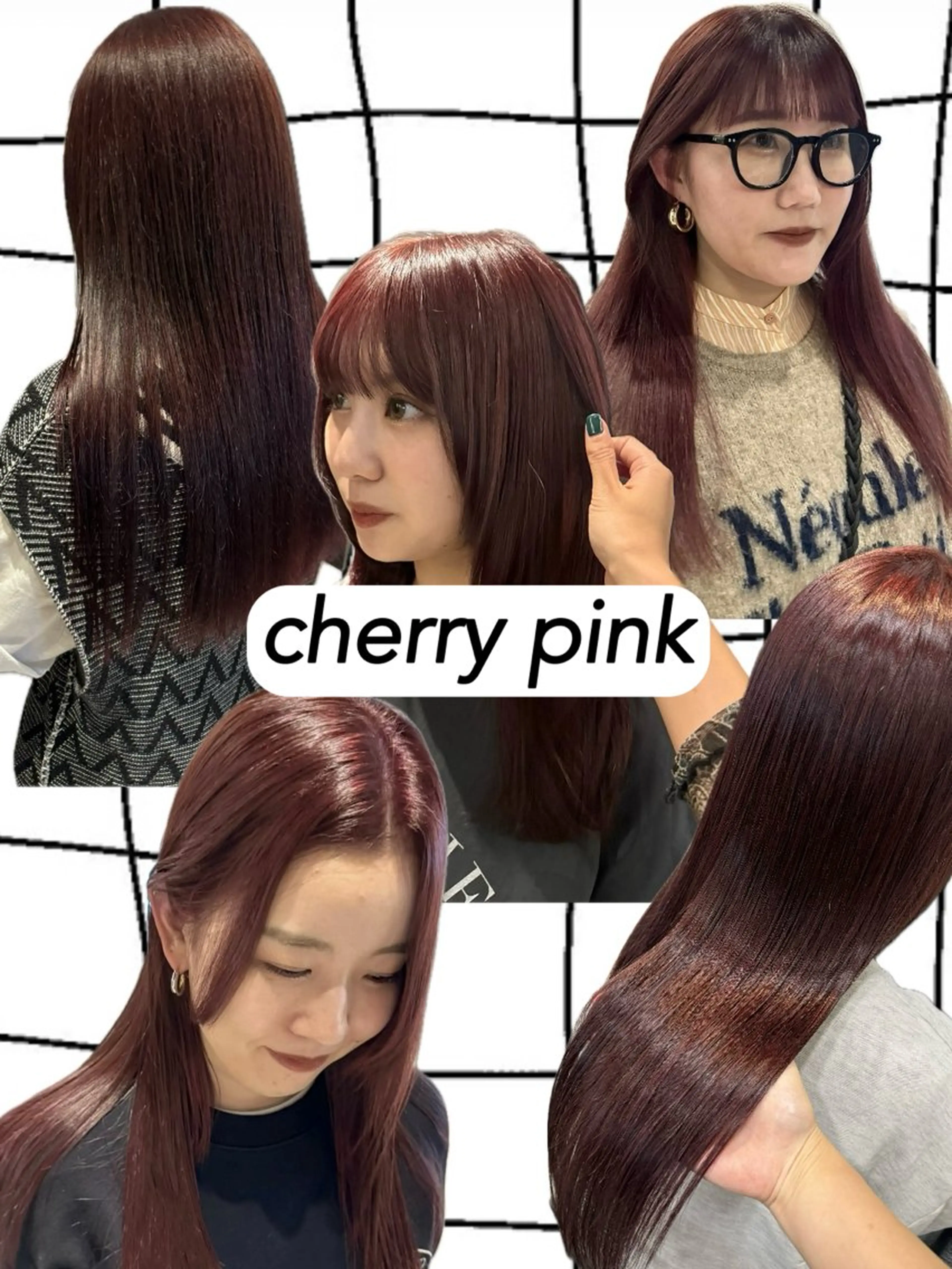 ミディアム カラー ヘアアレンジ ブリーチ ダブルカラー ブリーチなしカラー ボブ 暖色ダブルカラーボブ レイヤー🌈AINAのヘアスタイル