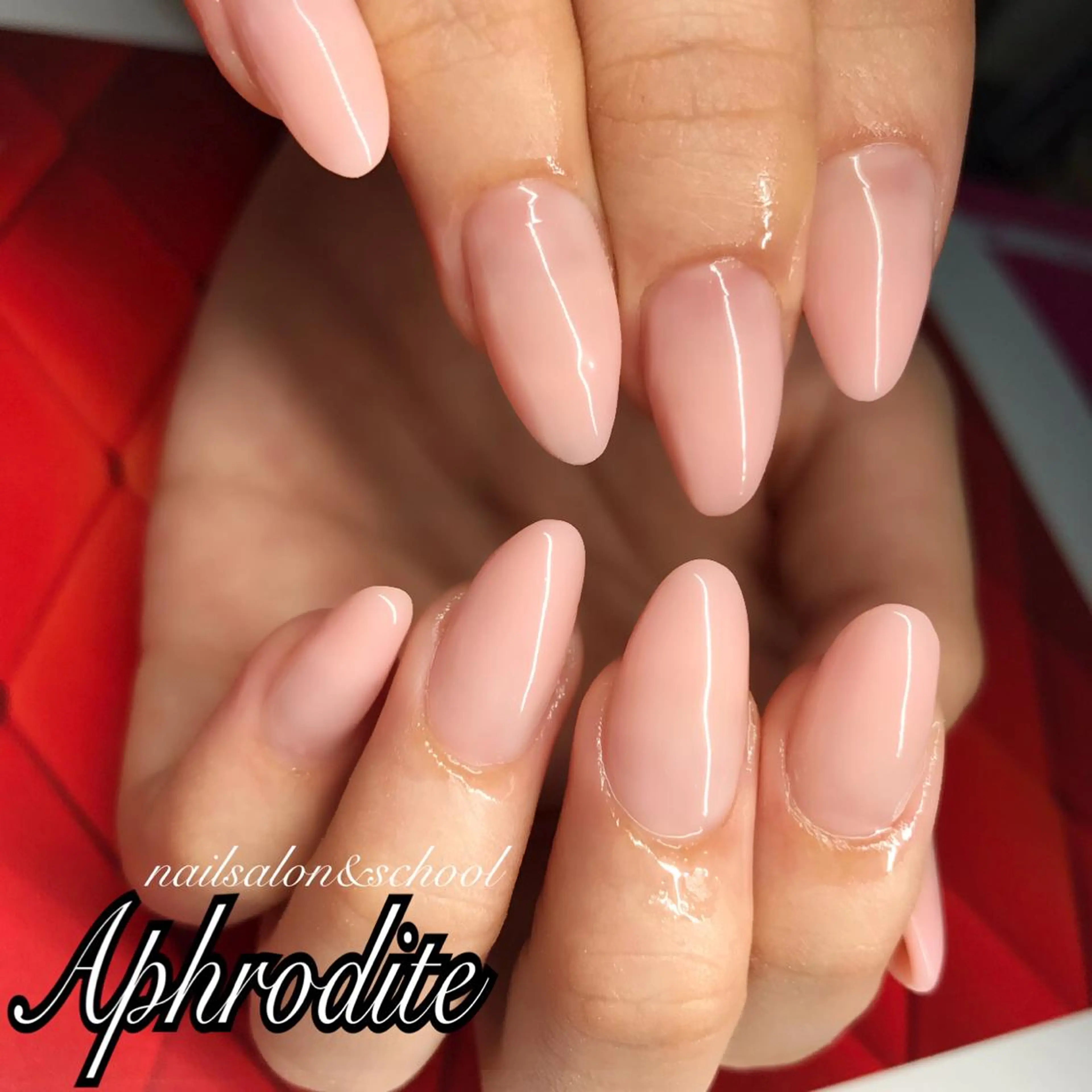 ネイル スカルプネイル シンプルネイル APHRODITE Nagisaのネイルデザイン