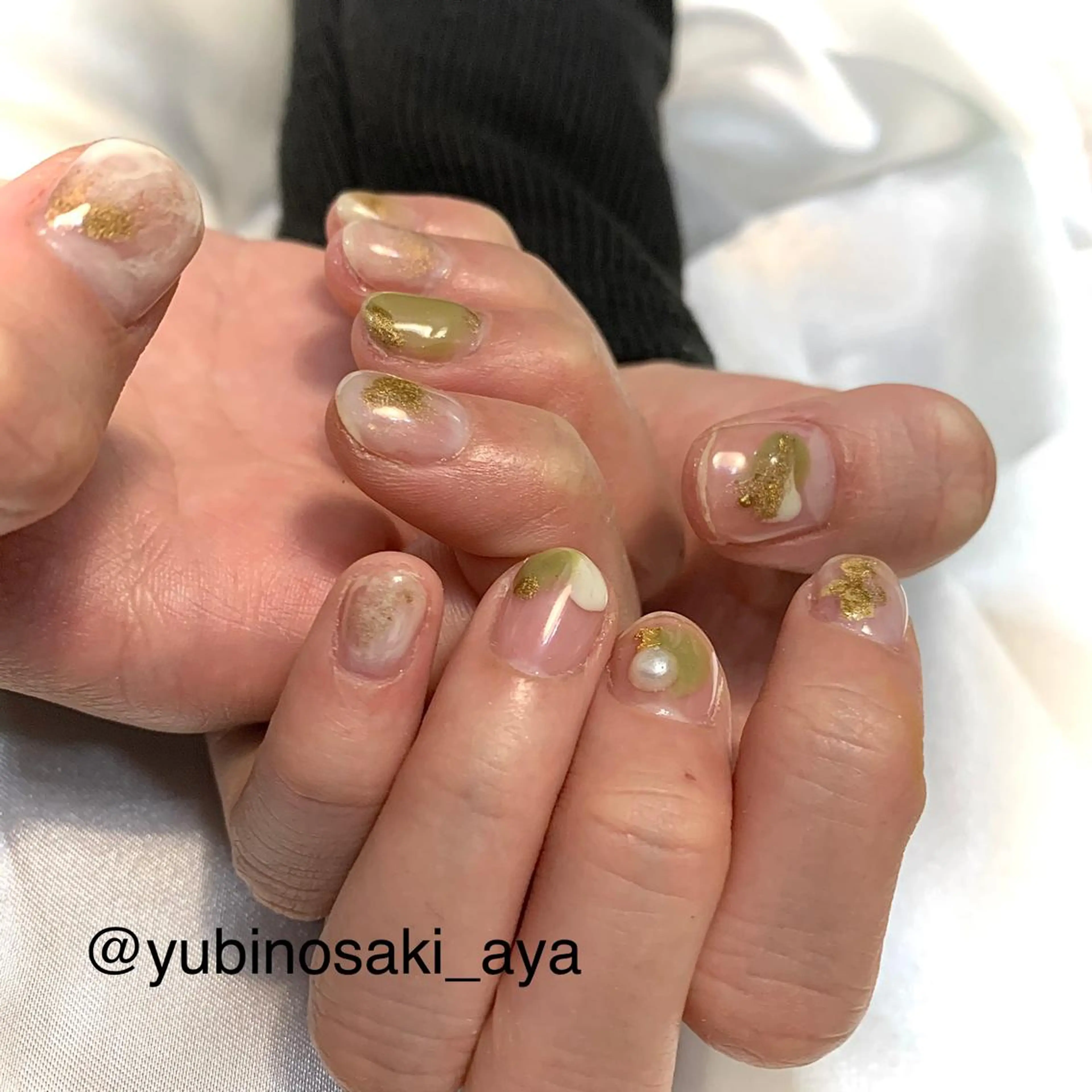 ネイル ゆびノさき茨木店 ニュアンス/アートのネイルデザイン