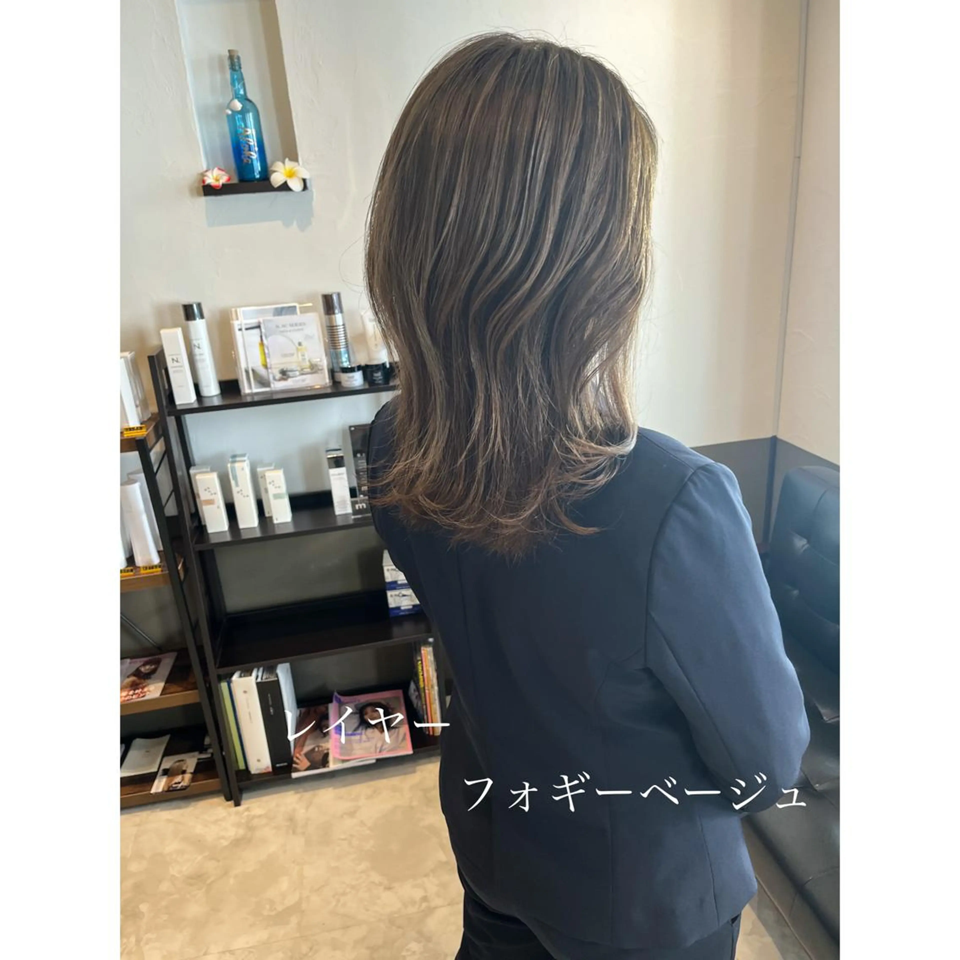 ミディアム カラー LEO所属・坂井田 浩樹のヘアスタイル