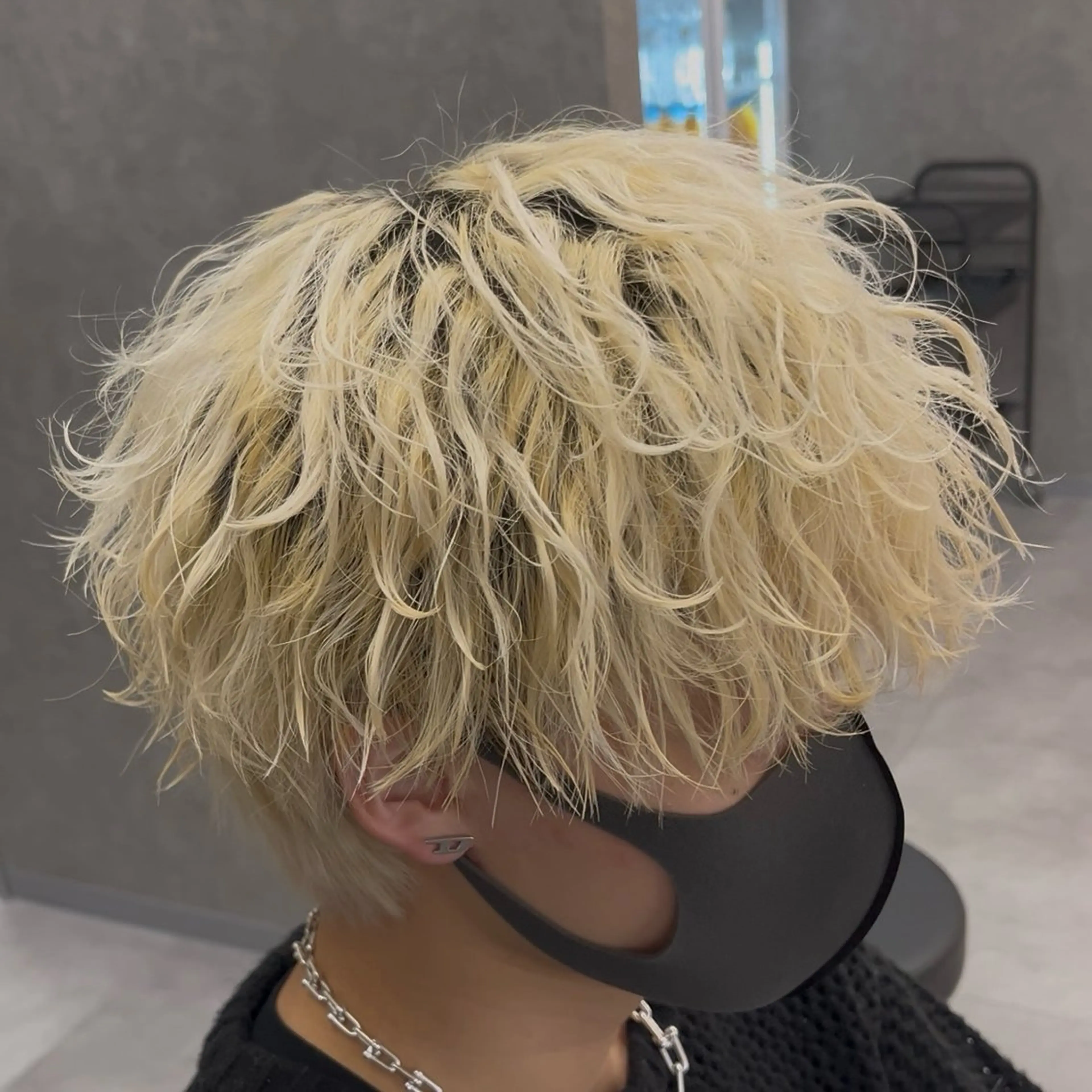 ショート カラー ヘアアレンジ メンズ メンズブリーチ ブリーチ 抜きっぱなしブロンド ブロンド カット ヘアカラー 札幌メンズ特化/ RIKUのヘアスタイル