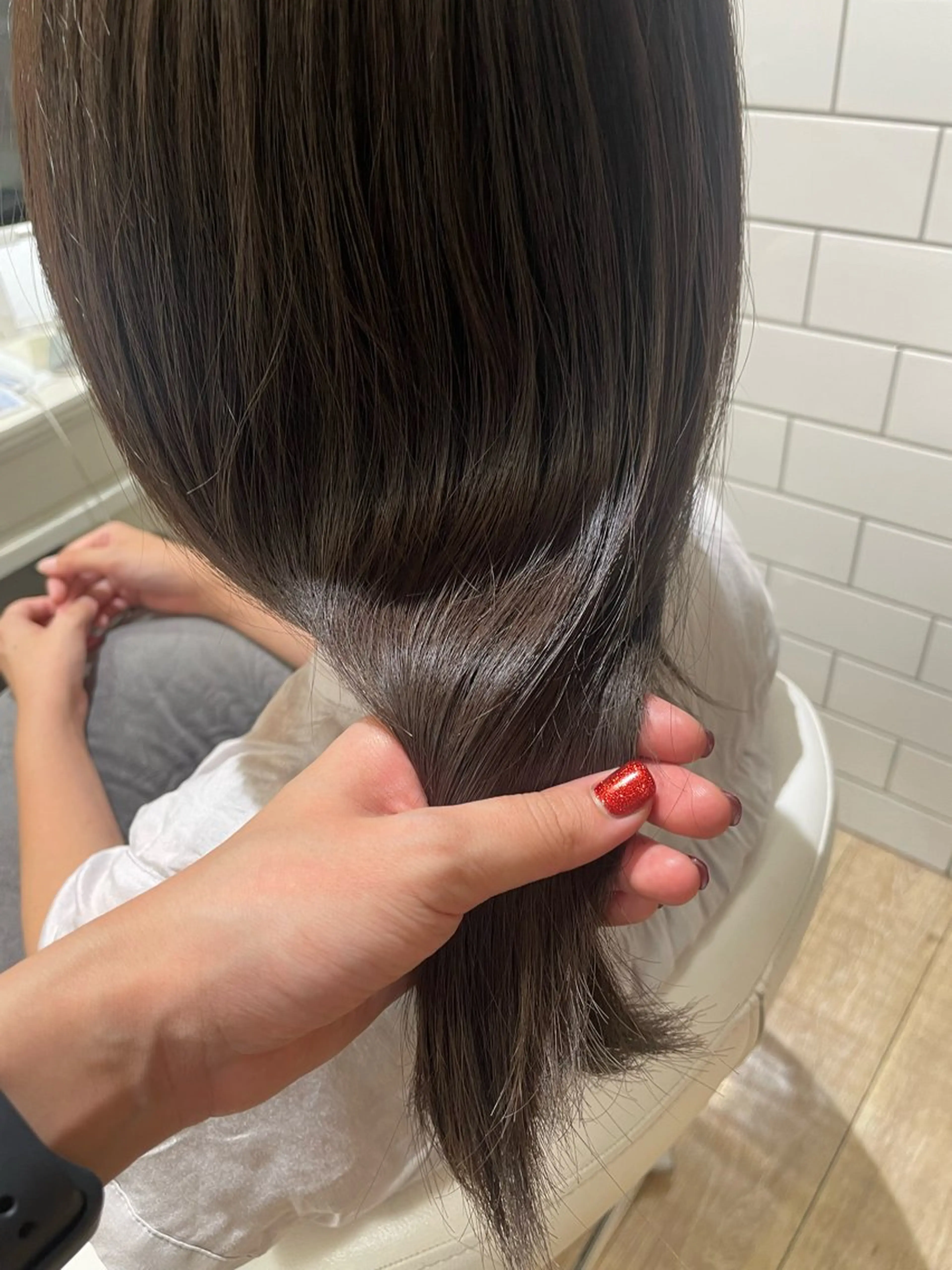 カラー 透明感カラー 稲毛駅徒歩1分 mei🦋のヘアスタイル