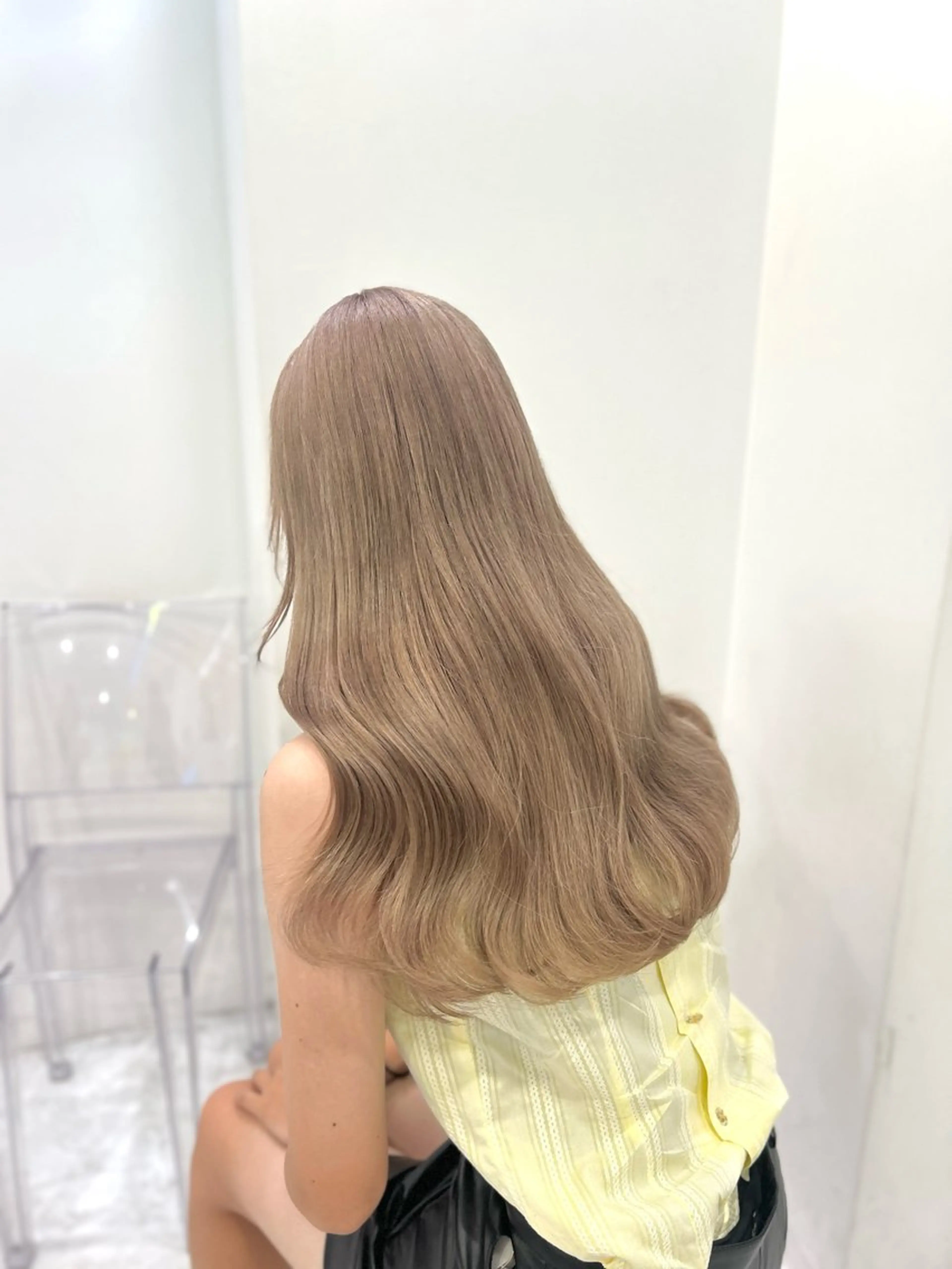 ロング カラー ヘアアレンジ ヘアカラー Miwa🤍ダメージ レスカラー特化🦢のヘアスタイル