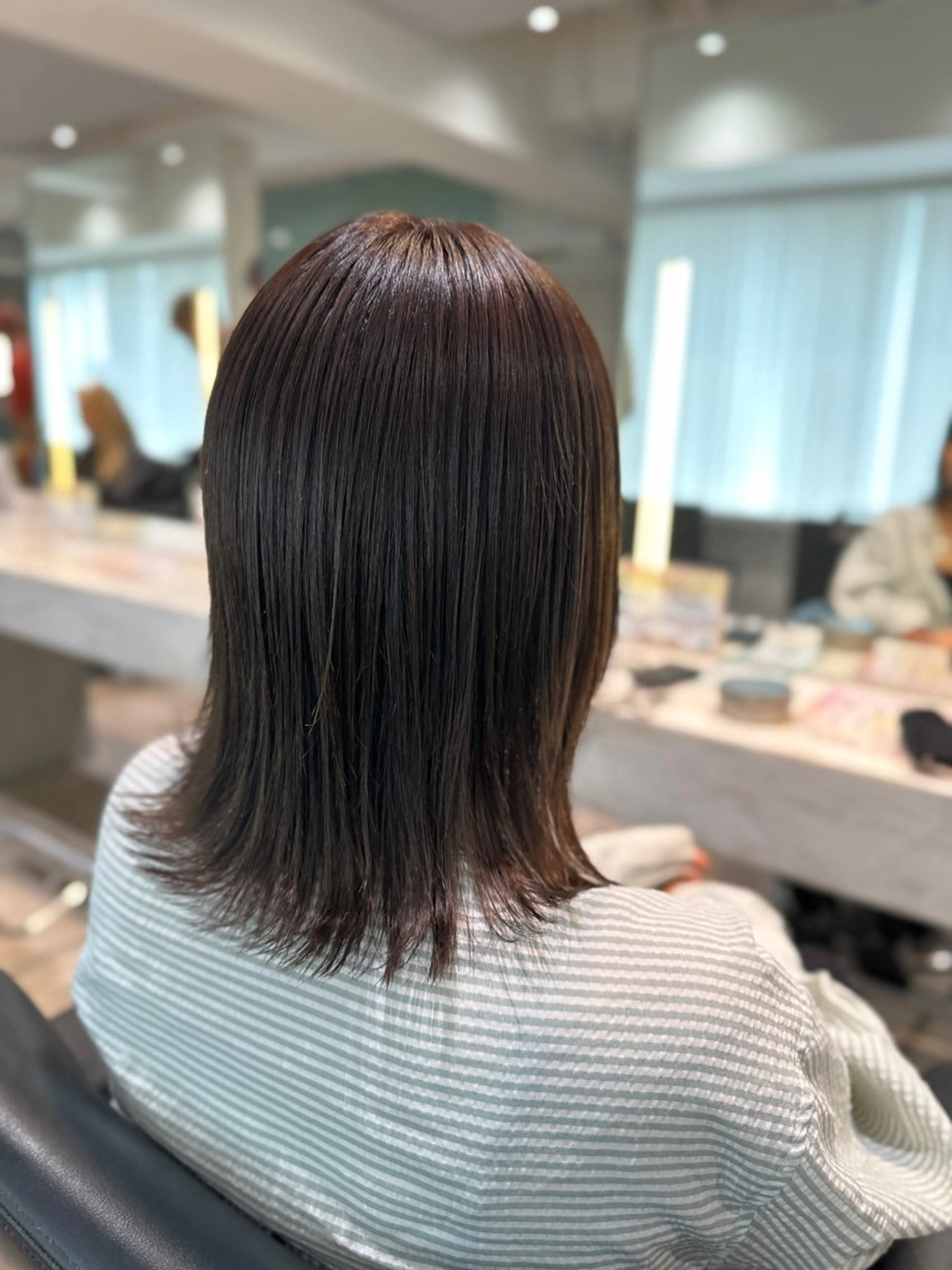 ミディアム こうた/髪質改善 ストレート/ヘアケアのヘアスタイル