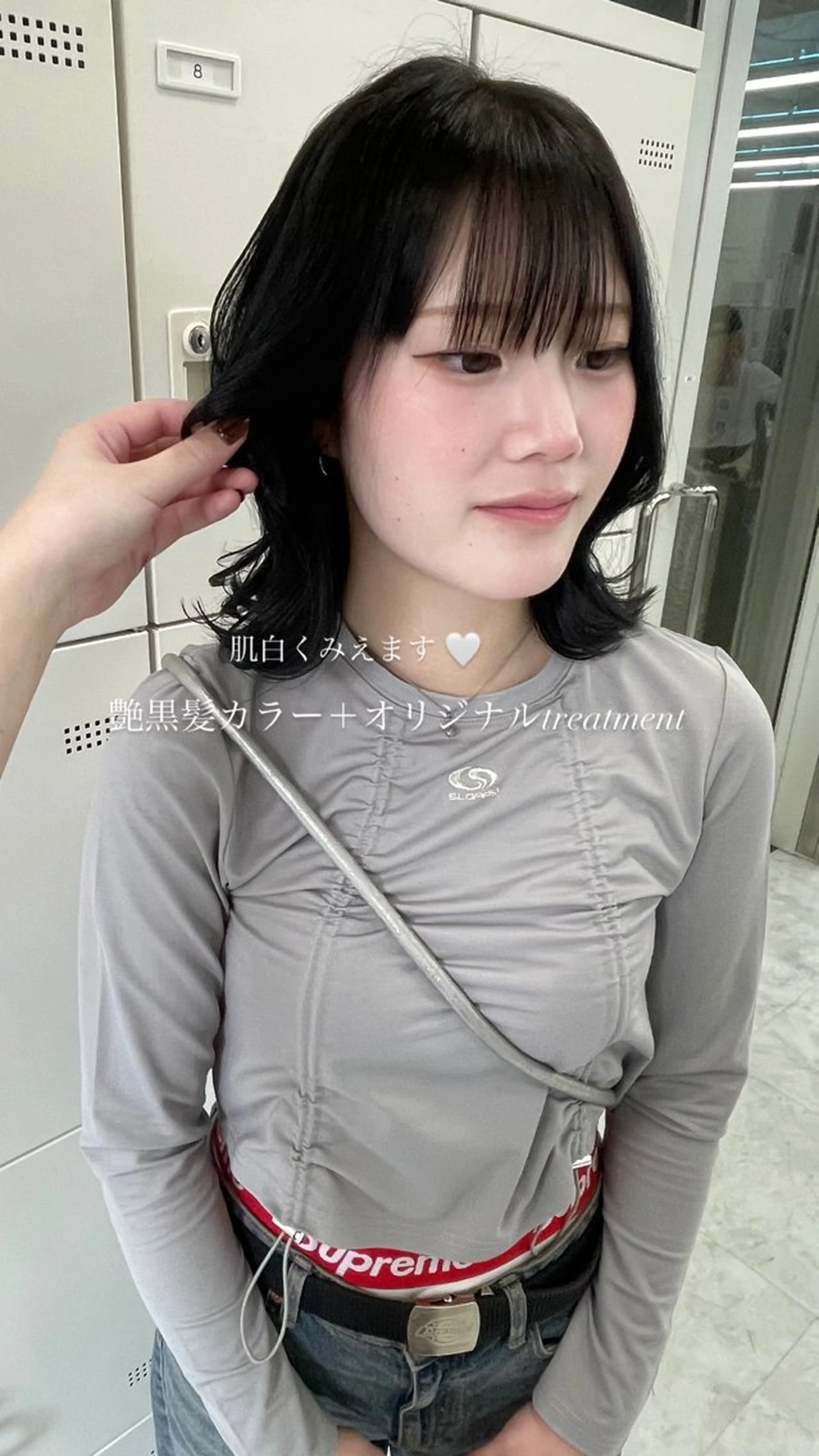カラー 抜け感hair Mayu/ブリーチのヘアスタイル