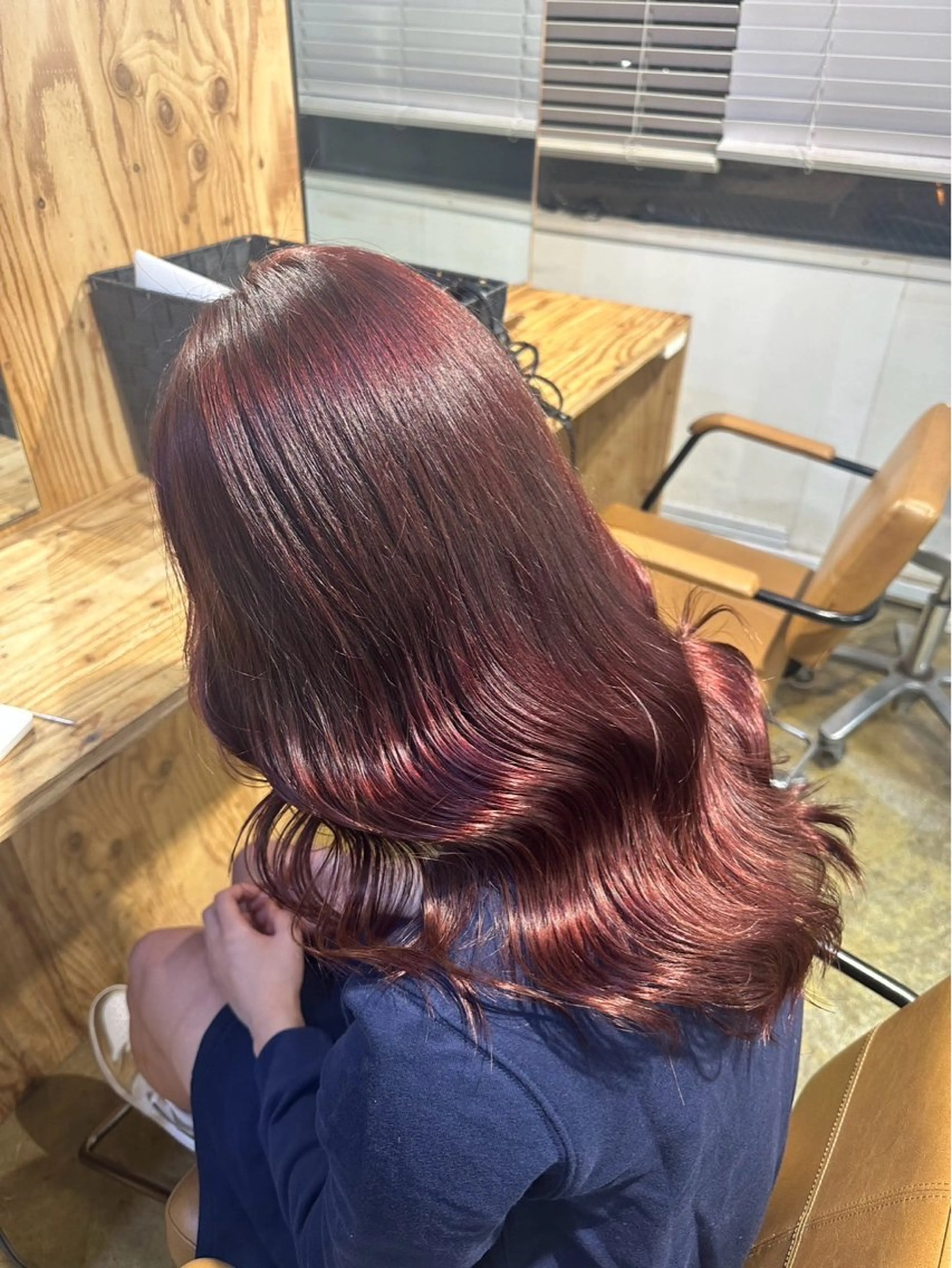 ロング ヘアカラー トリートメント オオニシ オト🐹のヘアスタイル