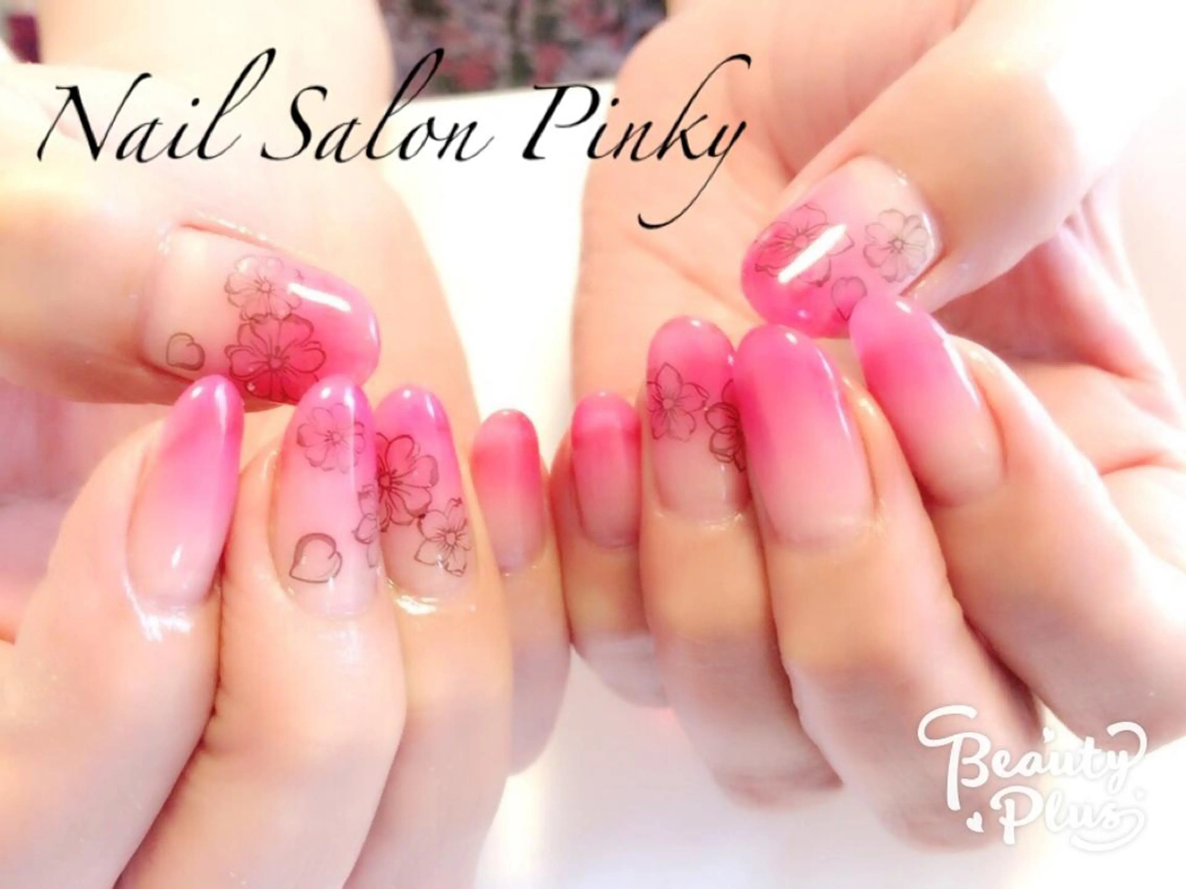 ネイル グラデーション ピンク 高野 祐紀のネイルデザイン