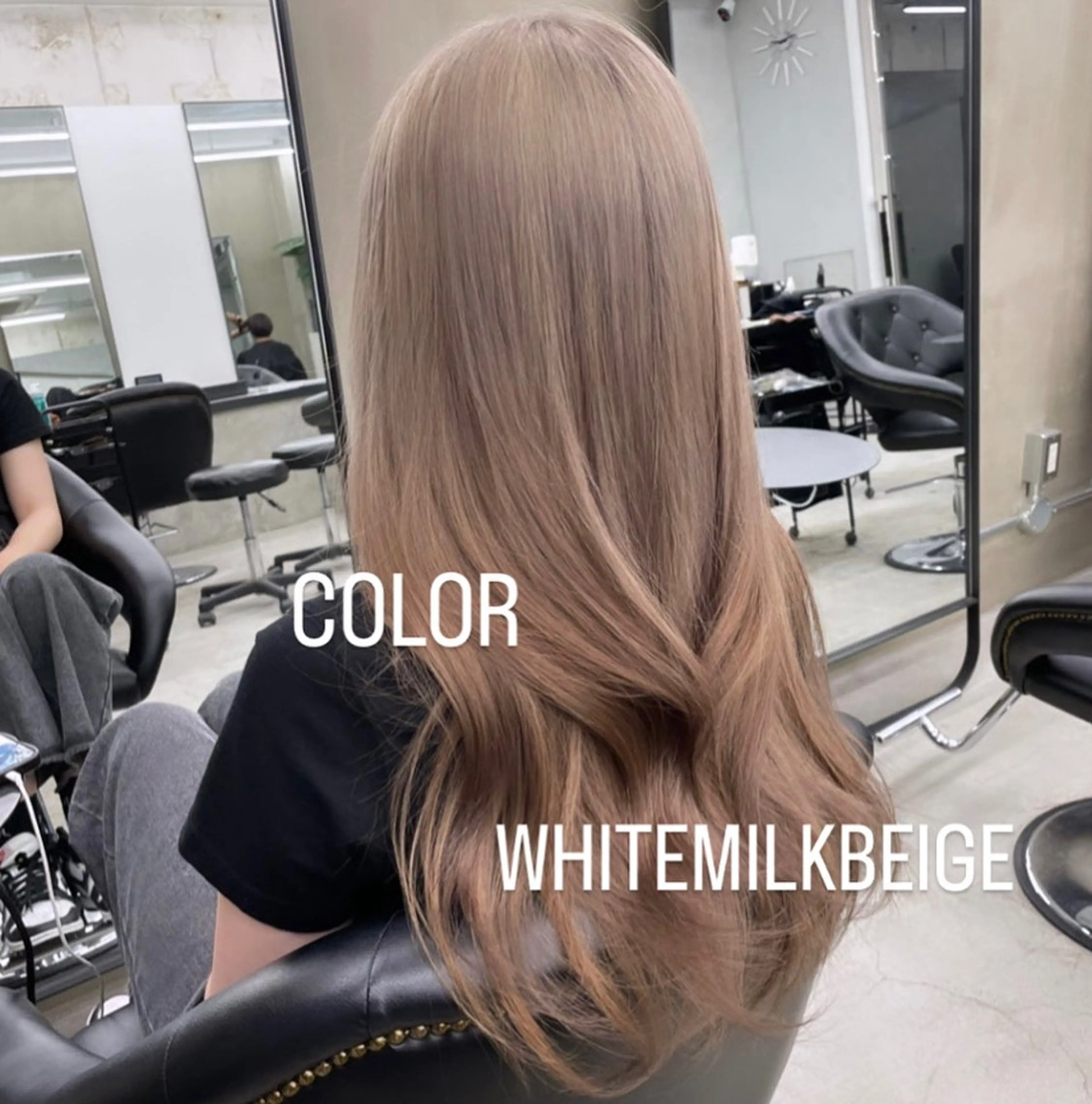 ロング カラー ヘアカラー トリートメント エクステ🩵ブリーチ 韓国ヘア🩵KAEのヘアスタイル