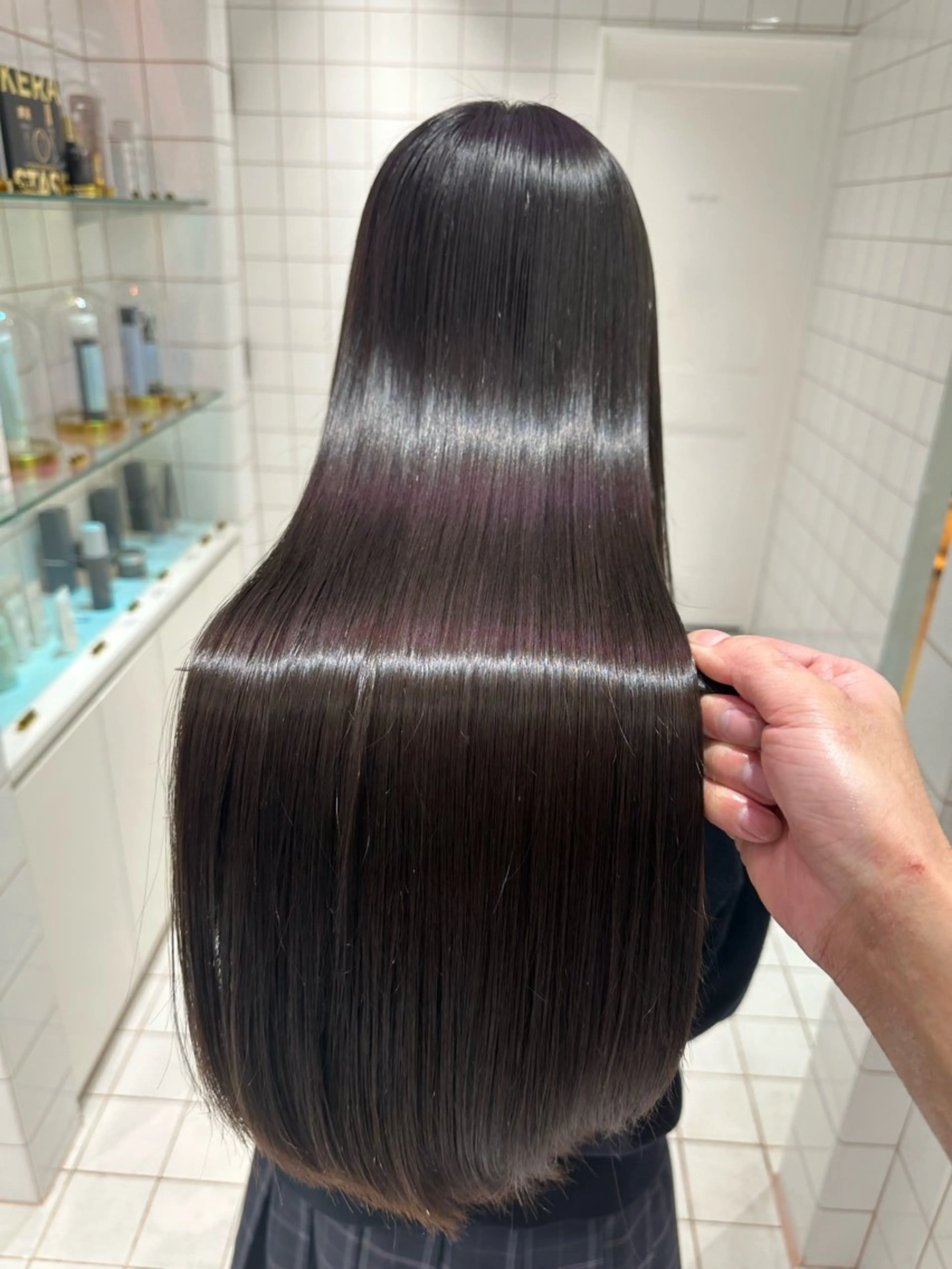 ロング トリートメント 縮毛矯正 トリートメント Lond　luce心斎橋所属・✨髪質改善✨縮毛矯正 ホウダカズヒロのヘアスタイル