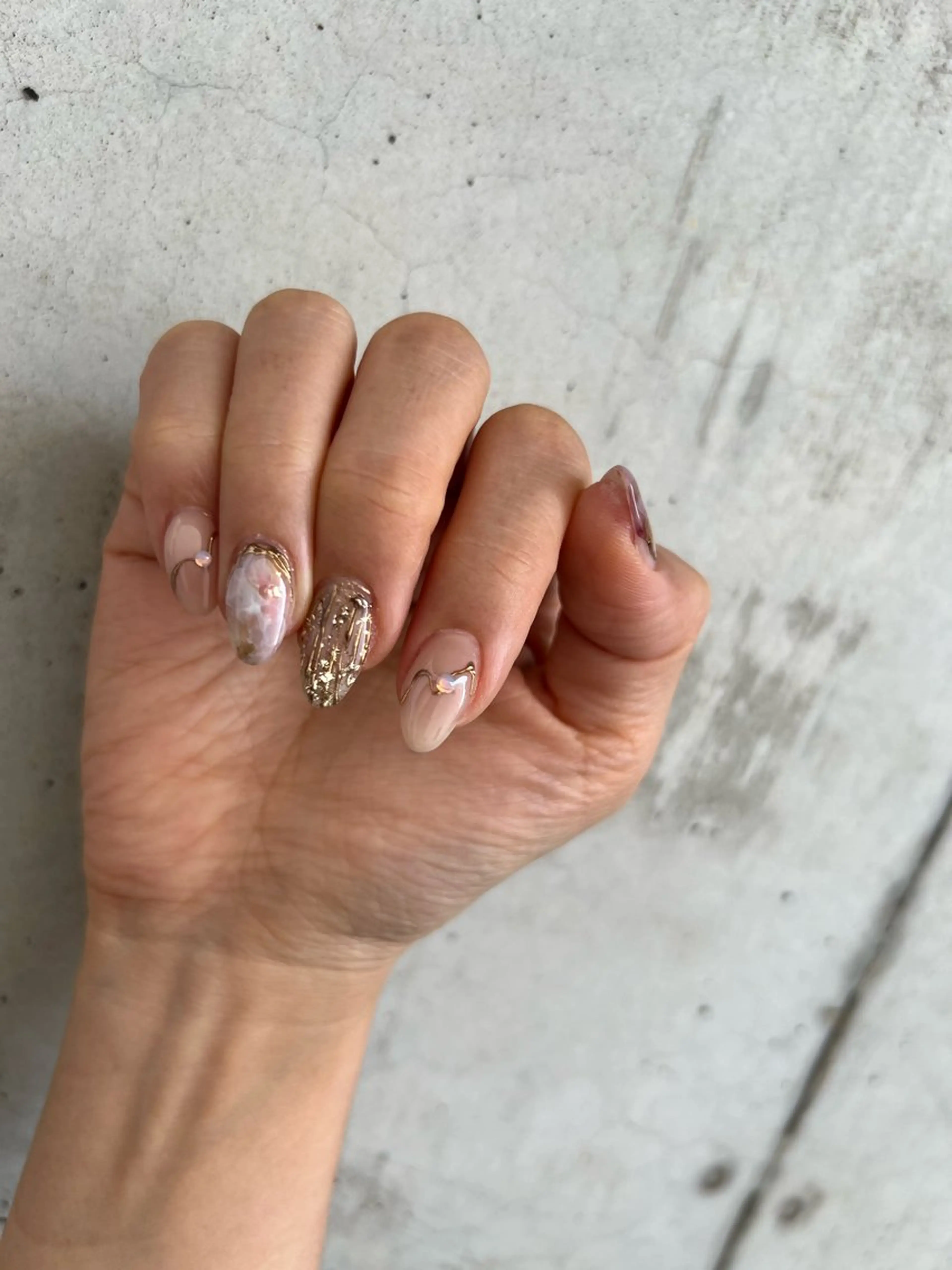 ネイル 持ち込み ハンドネイル ハンドケア Charme. NOBUKOのネイルデザイン