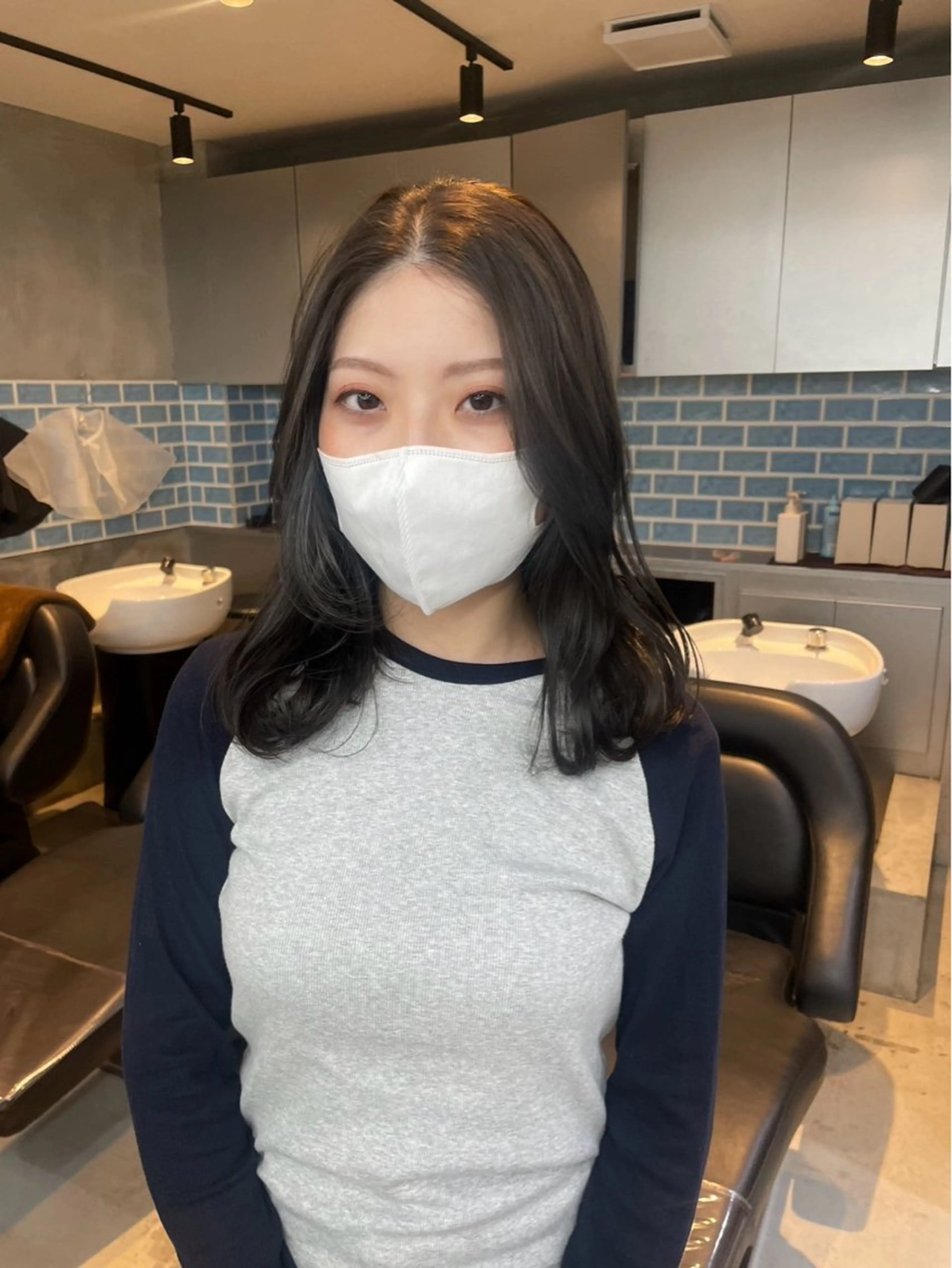 ミディアム 🐰ほのか /透明感カラーのヘアスタイル