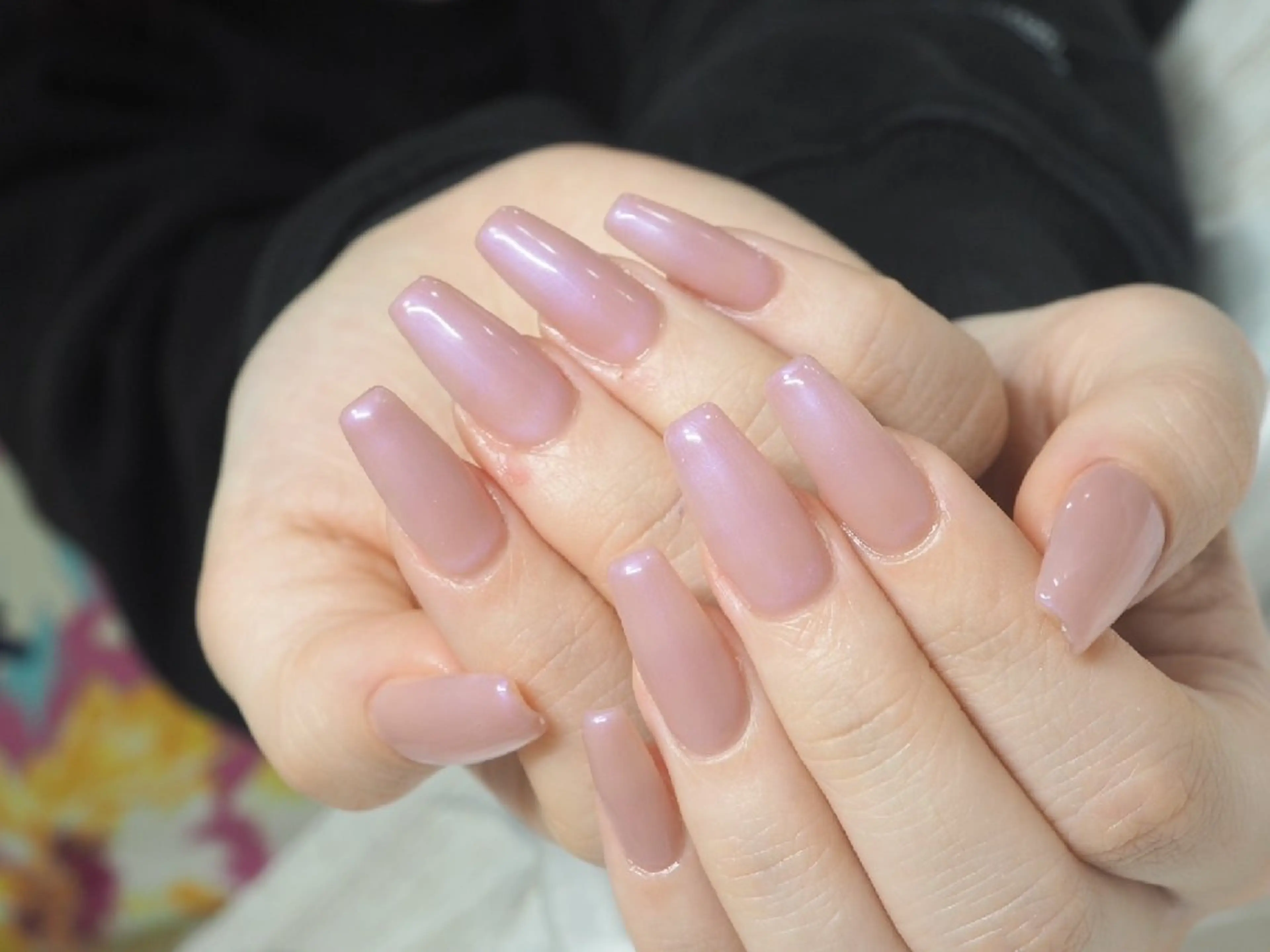 長さ出しあり　ワンカラー　💅✨️の写真