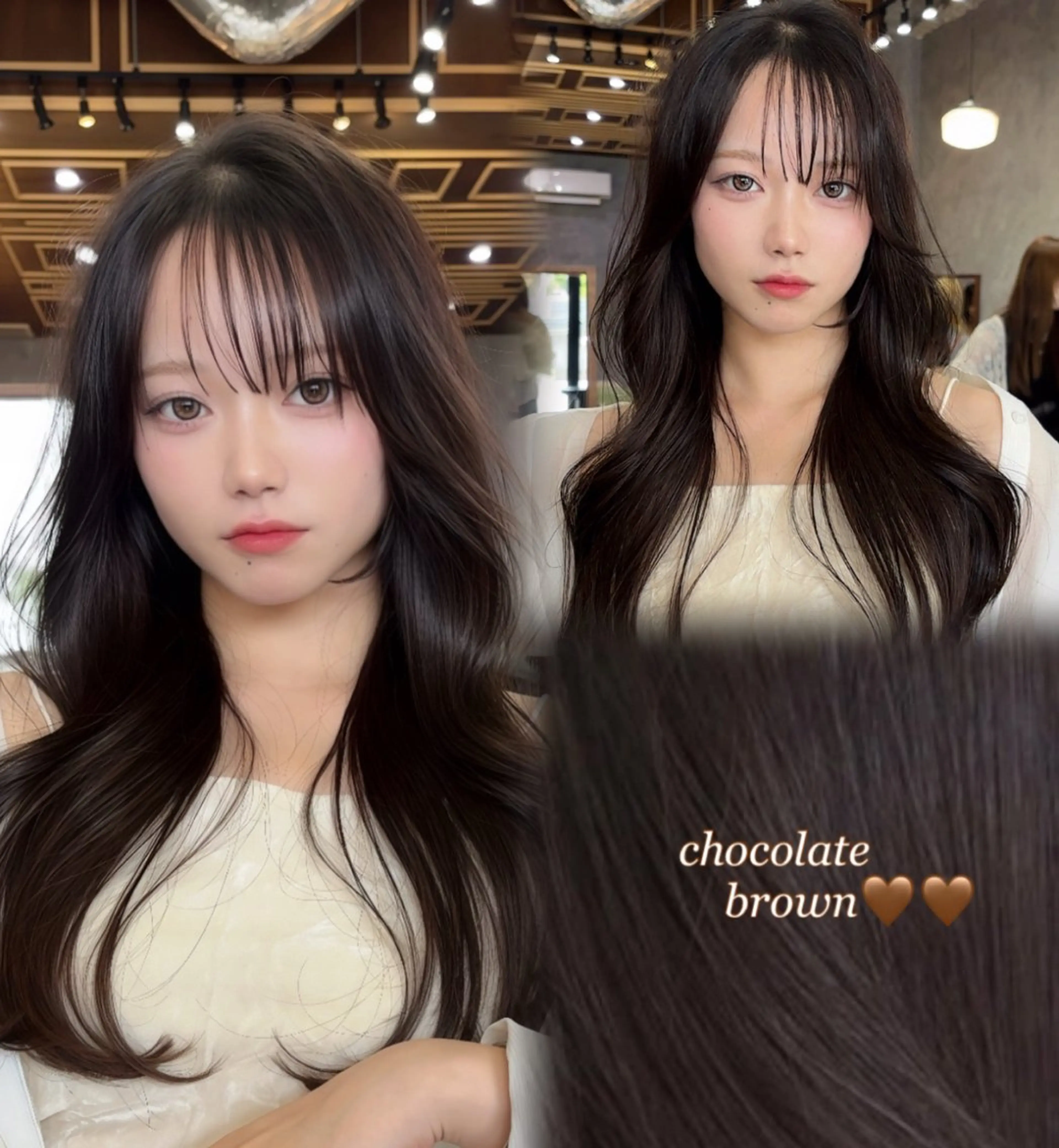 【ロング、ミディアム限定✨】カット+ワンカラー+1stepトリートメント✨の写真