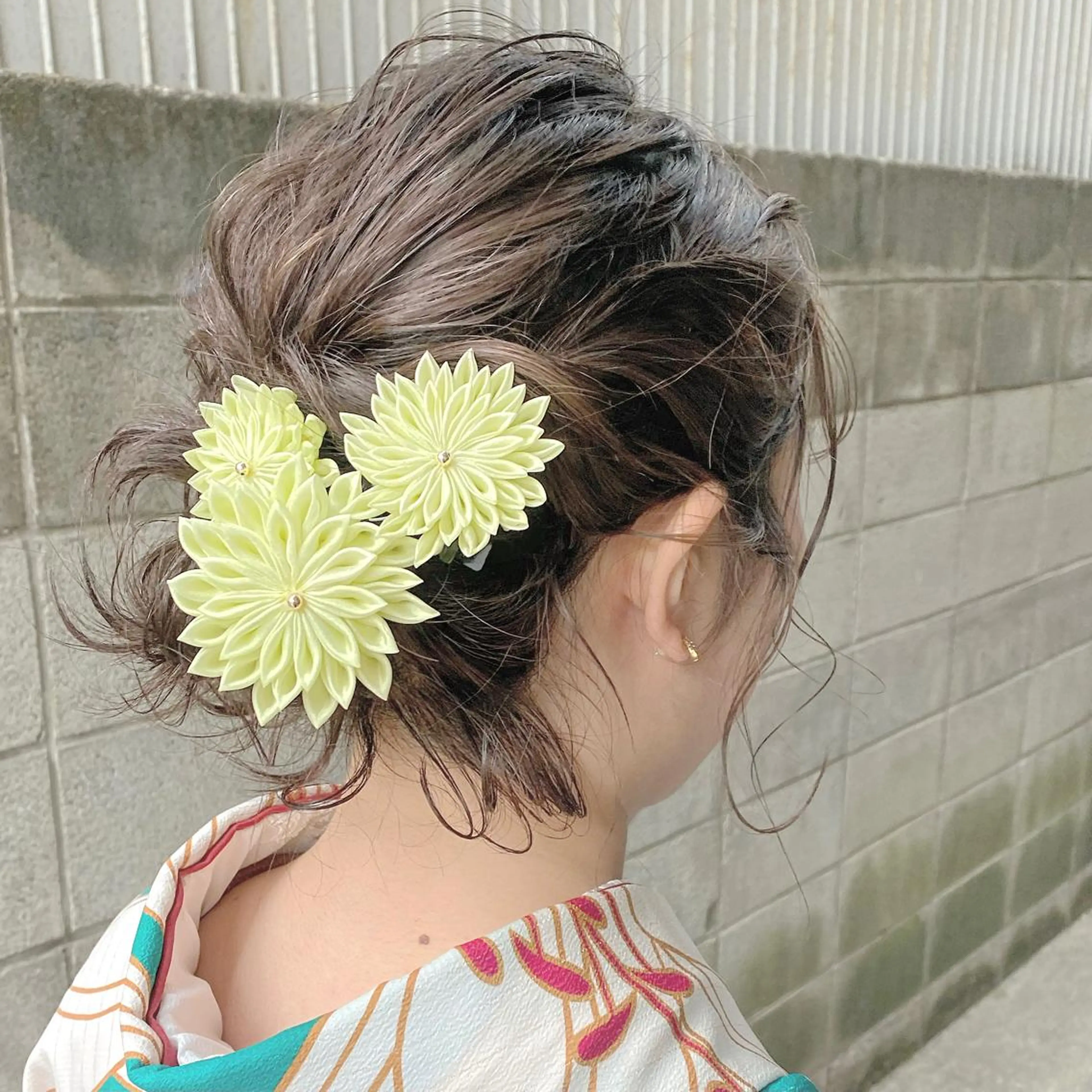 ショート 着付け mEg hair creation新川崎店所属・荒川 ひなの 新川崎のヘアスタイル