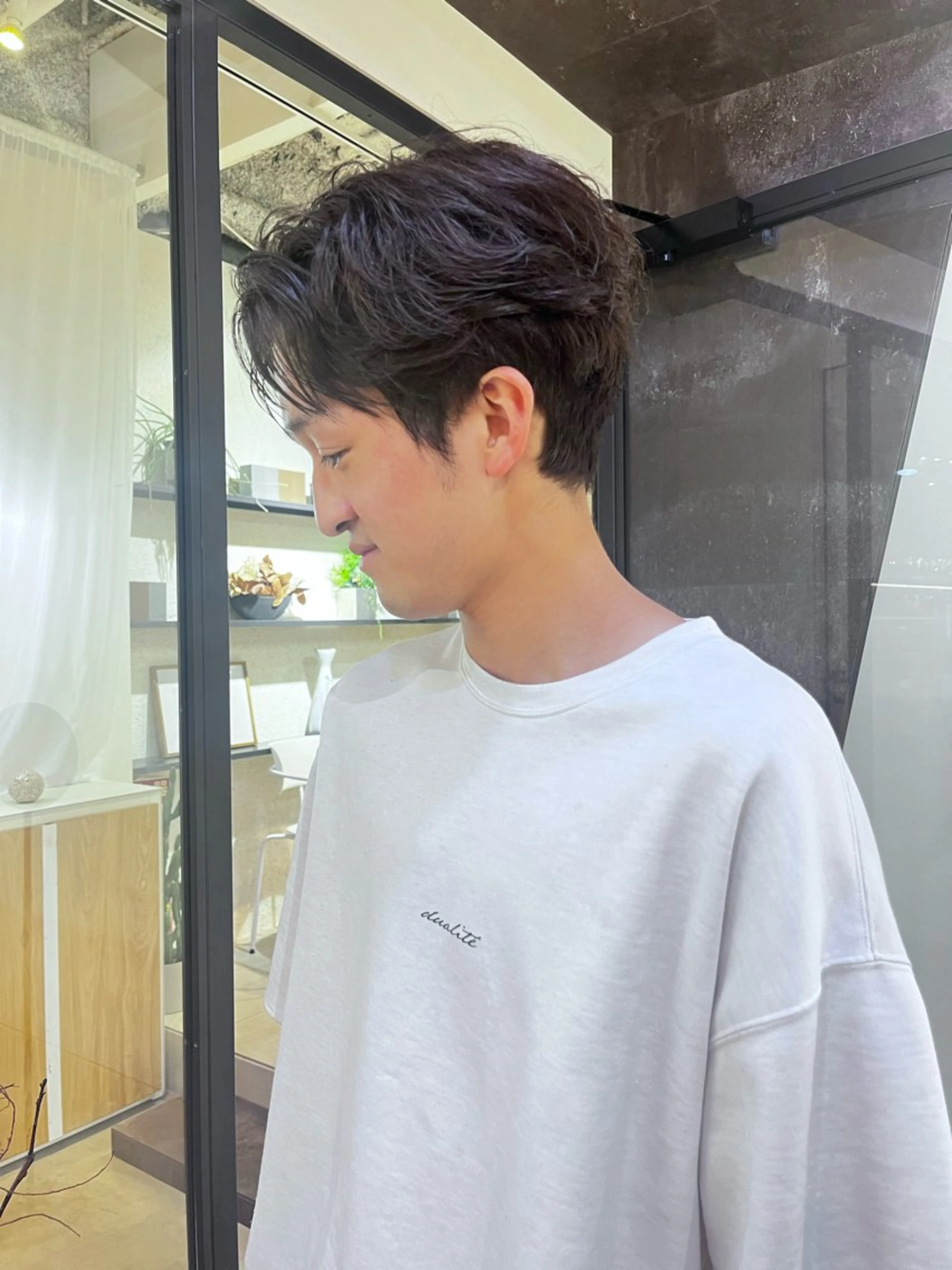 カラー メンズ グレージュ ヘアカラー 友輝 /札幌美容師のヘアスタイル