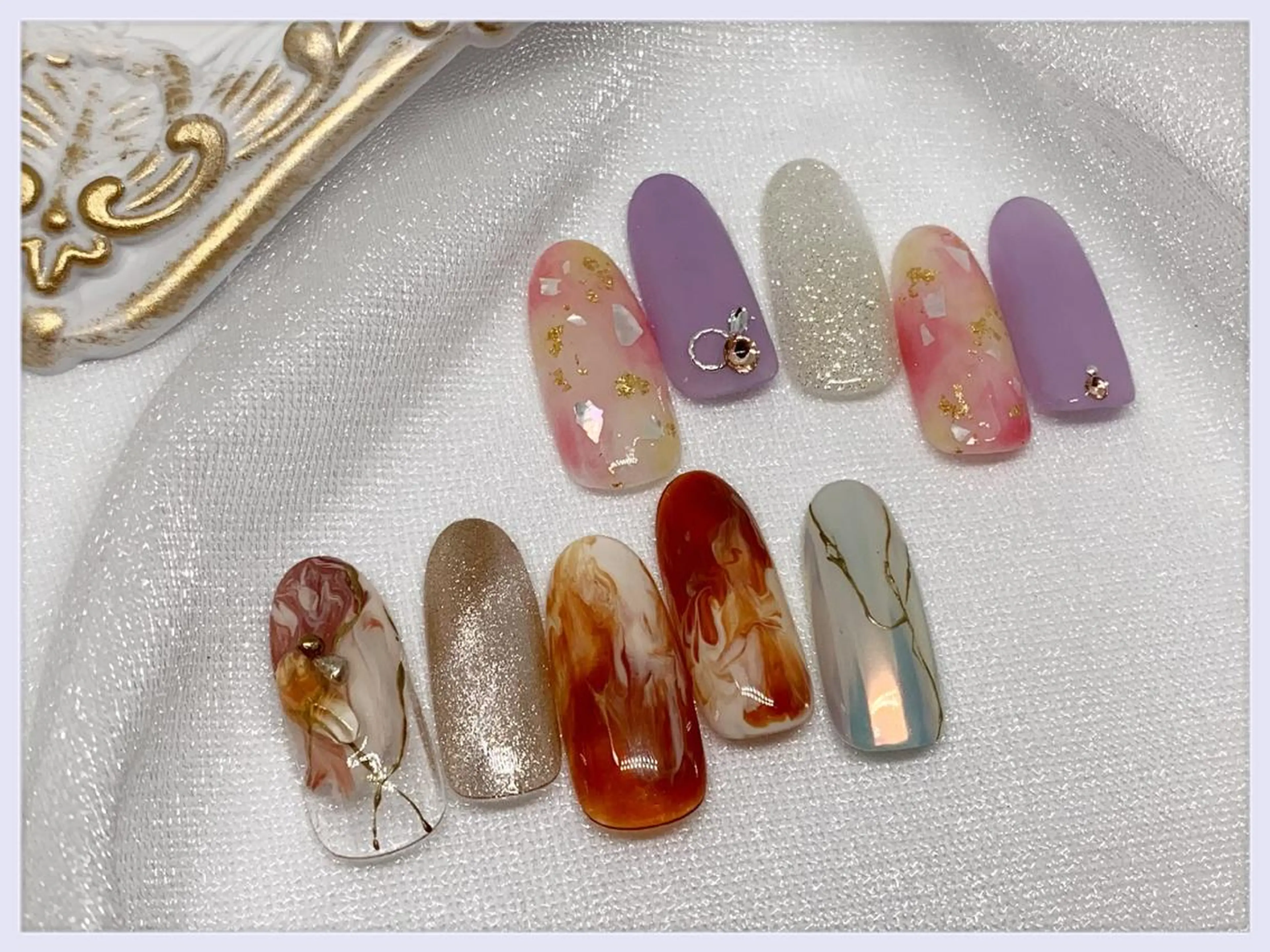 ネイル ハンドネイル ネイリストUSUI♡ パラジェルフィルインのネイルデザイン