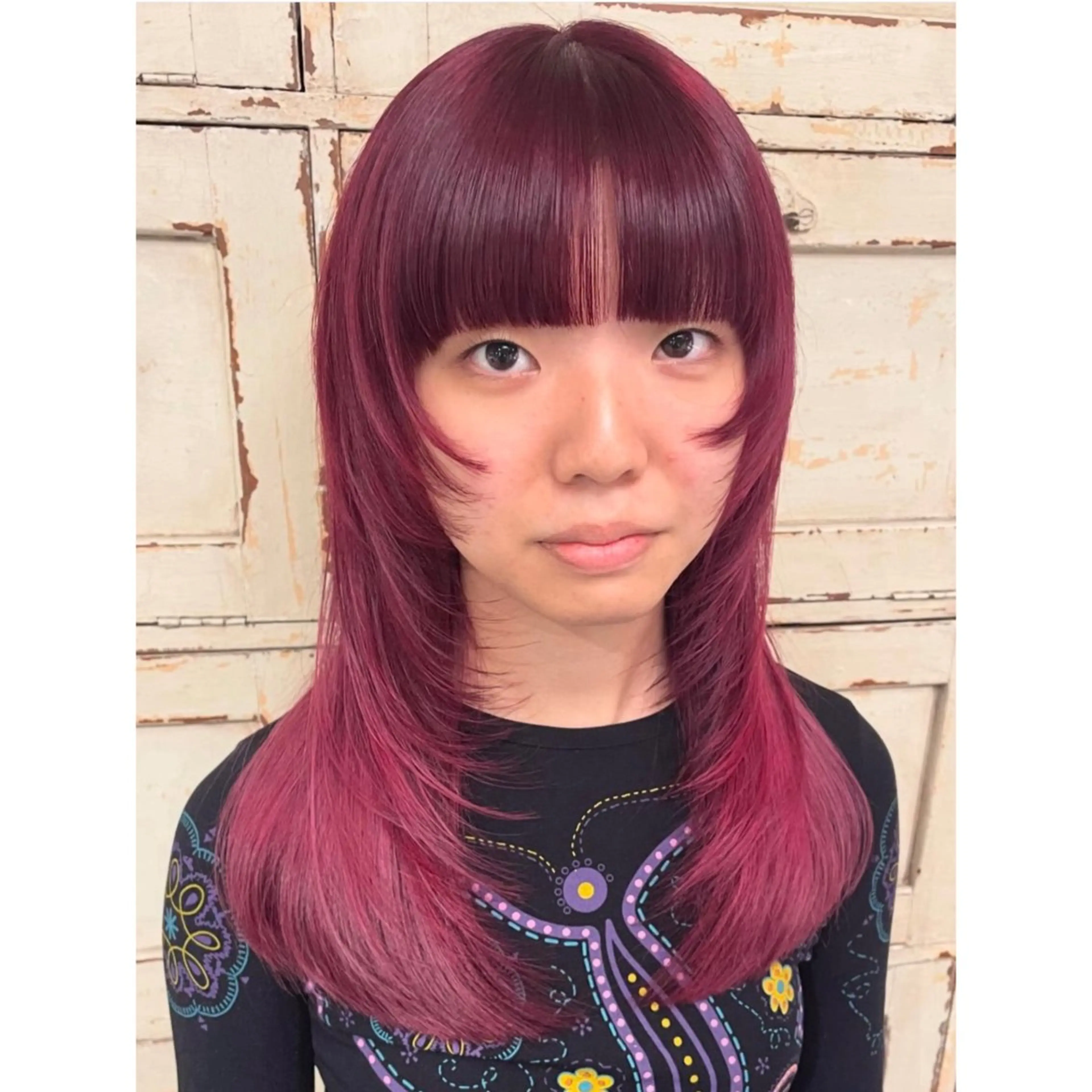 ロング カラー カット ヘアカラー RorriM所属・RorriM natsuのヘアスタイル