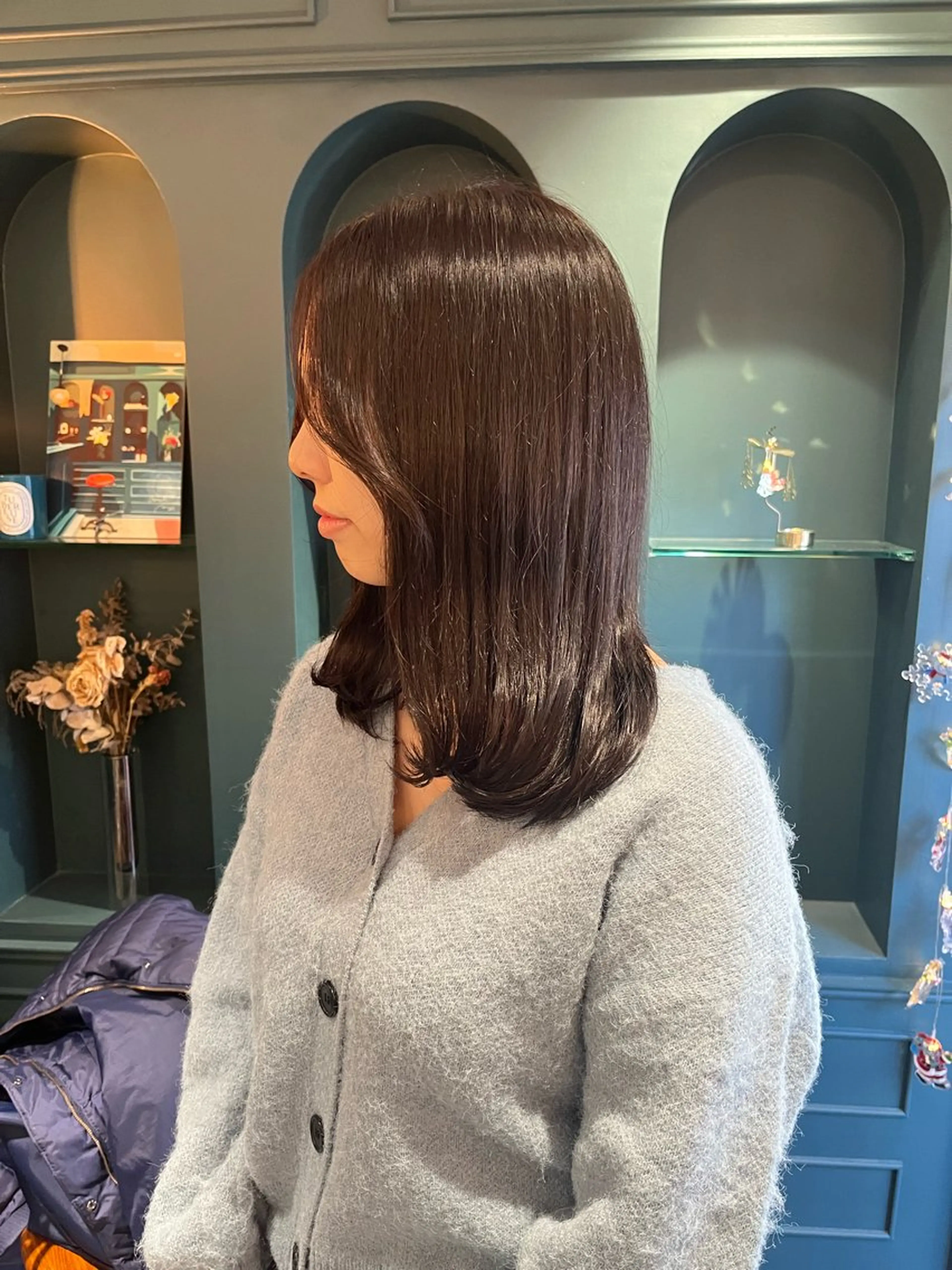 ミディアム カラー ヘアカラー 🍊暖色カラー🍊 sakuraのヘアスタイル