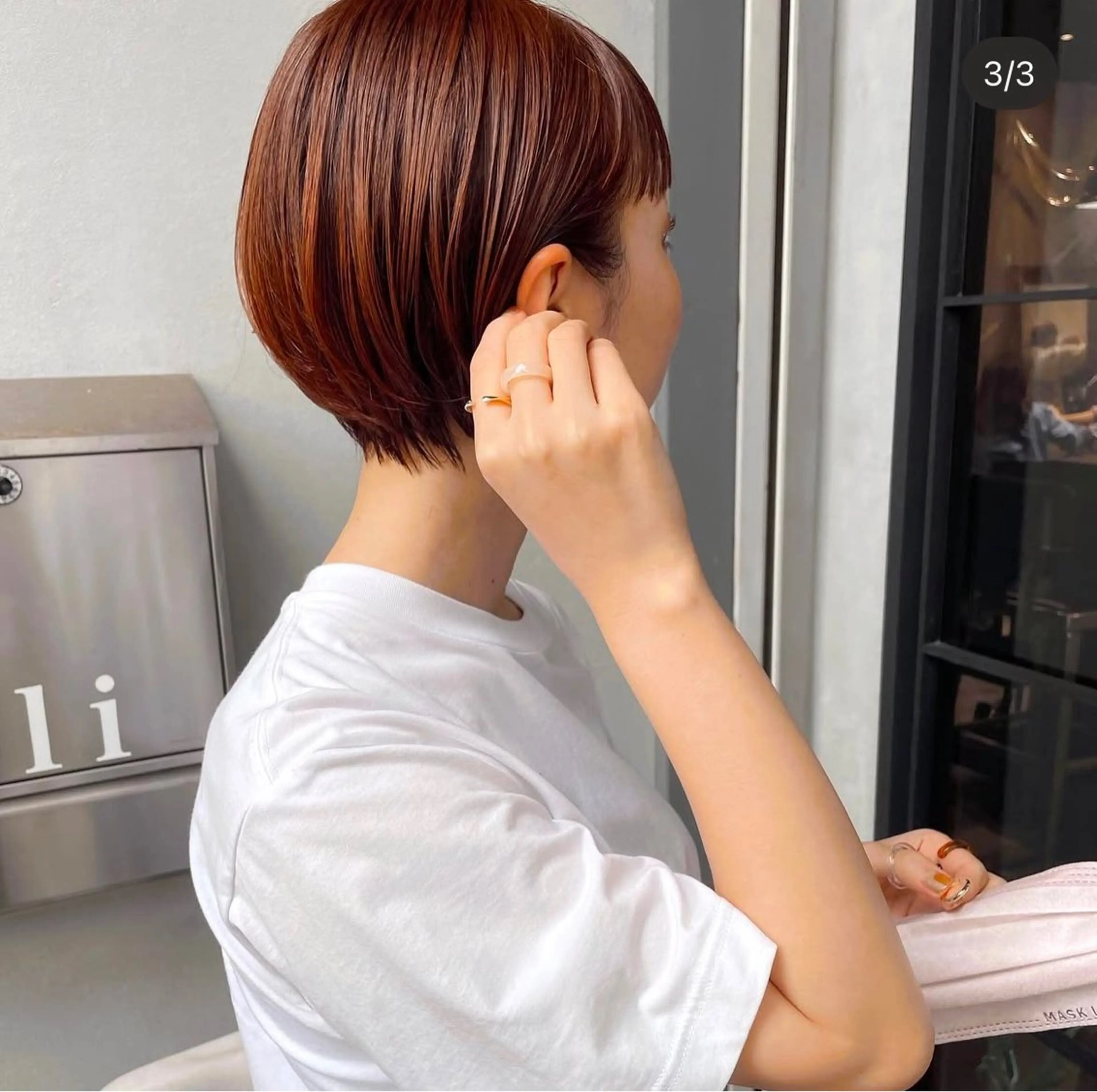 ショート ハナ🌼 ボブ/透明感カラーのヘアスタイル