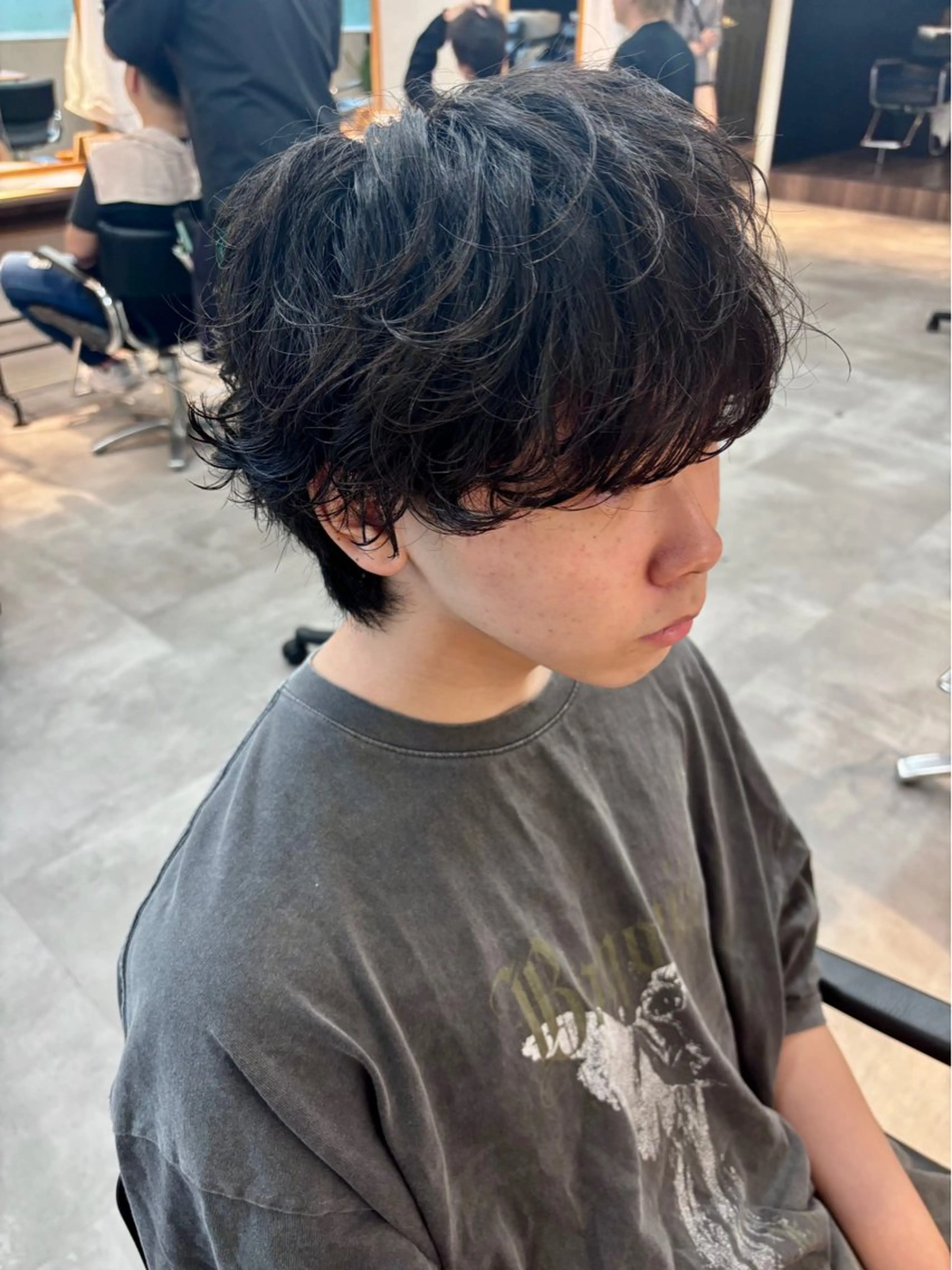 パーマ メンズ メンズパーマ カット パーマ トリートメント 千葉 シャドウパーマ ニュアンスパーマ 関のヘアスタイル