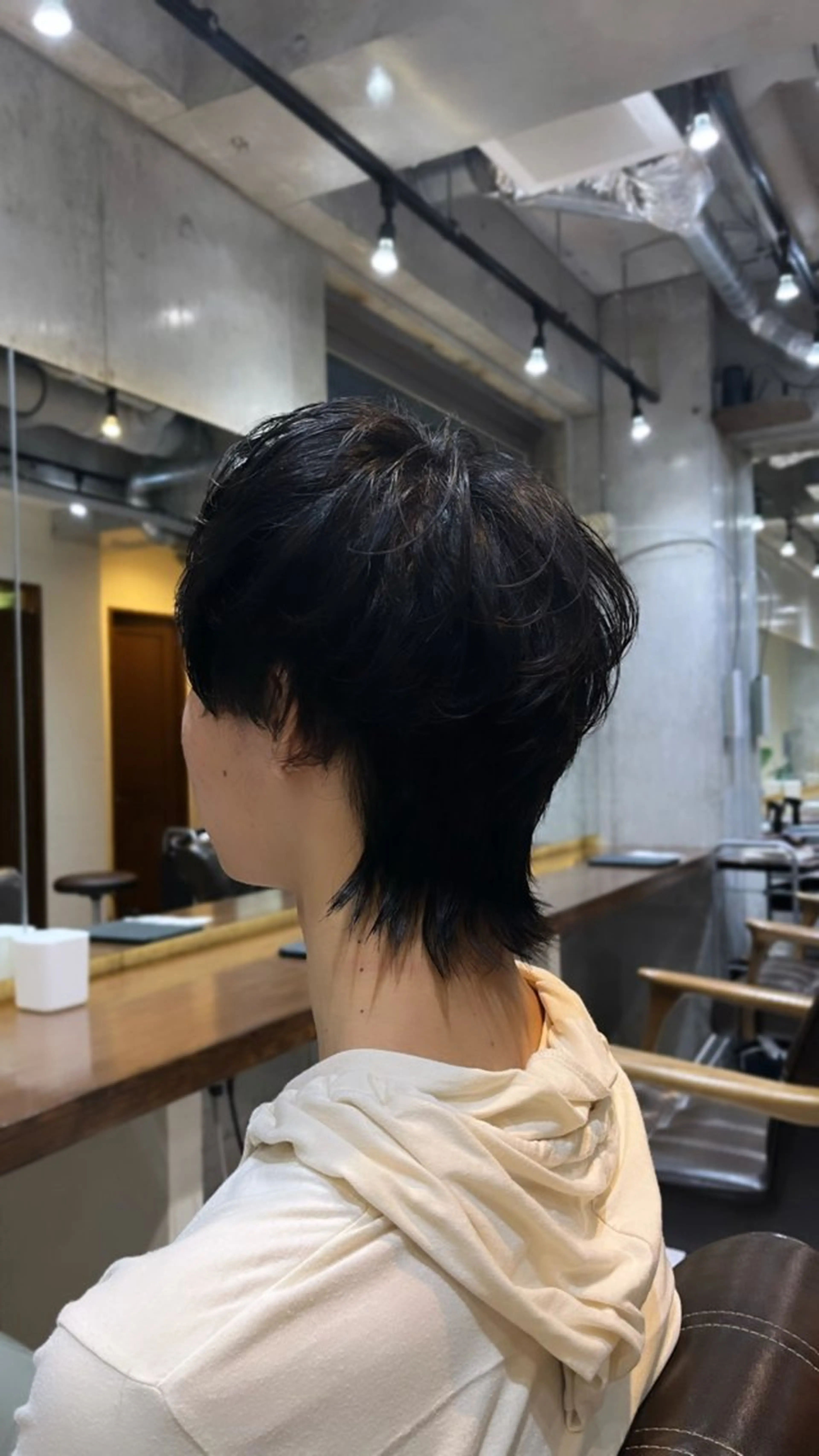 ショート メンズ メンズウルフカット ウルフカット mizo /ケアカラー/登戸のヘアスタイル