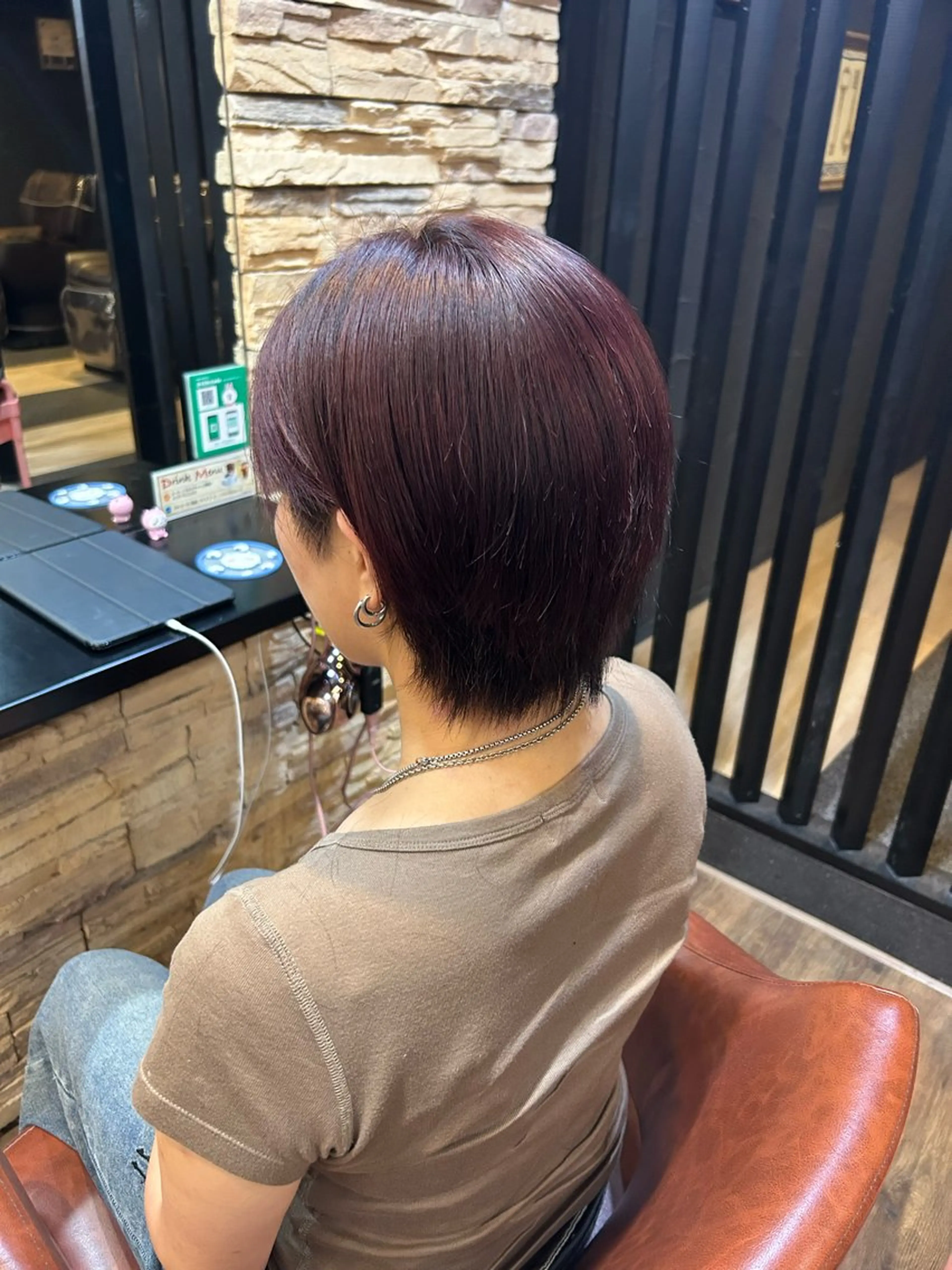 ショート ヘアカラー トリートメント 【カットモデル募集 】サキ🫧のヘアスタイル
