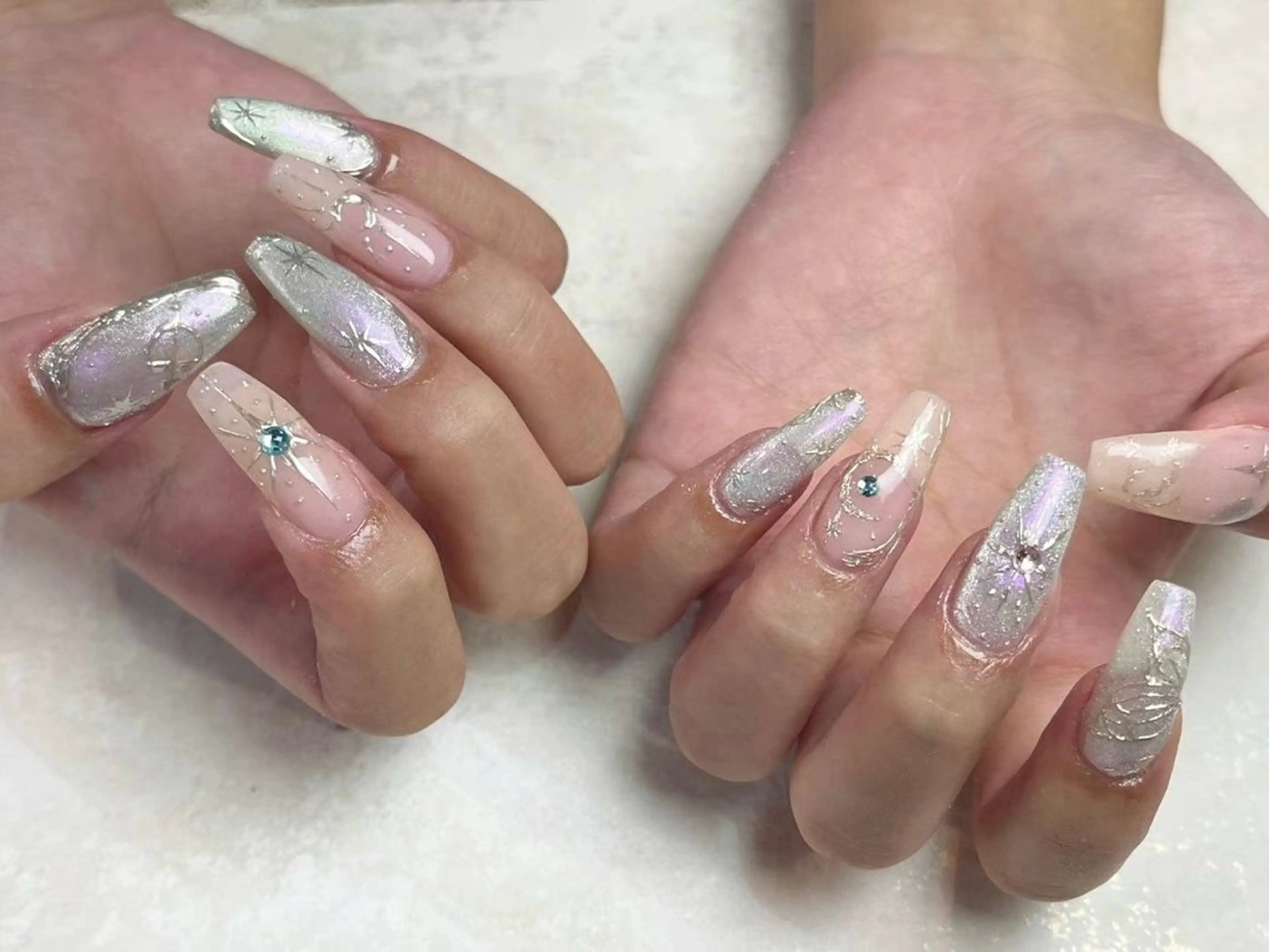 ネイル アートネイル フラワーネイル フットネイル ジェルネイル マグネットネイル Babarla nailのネイルデザイン