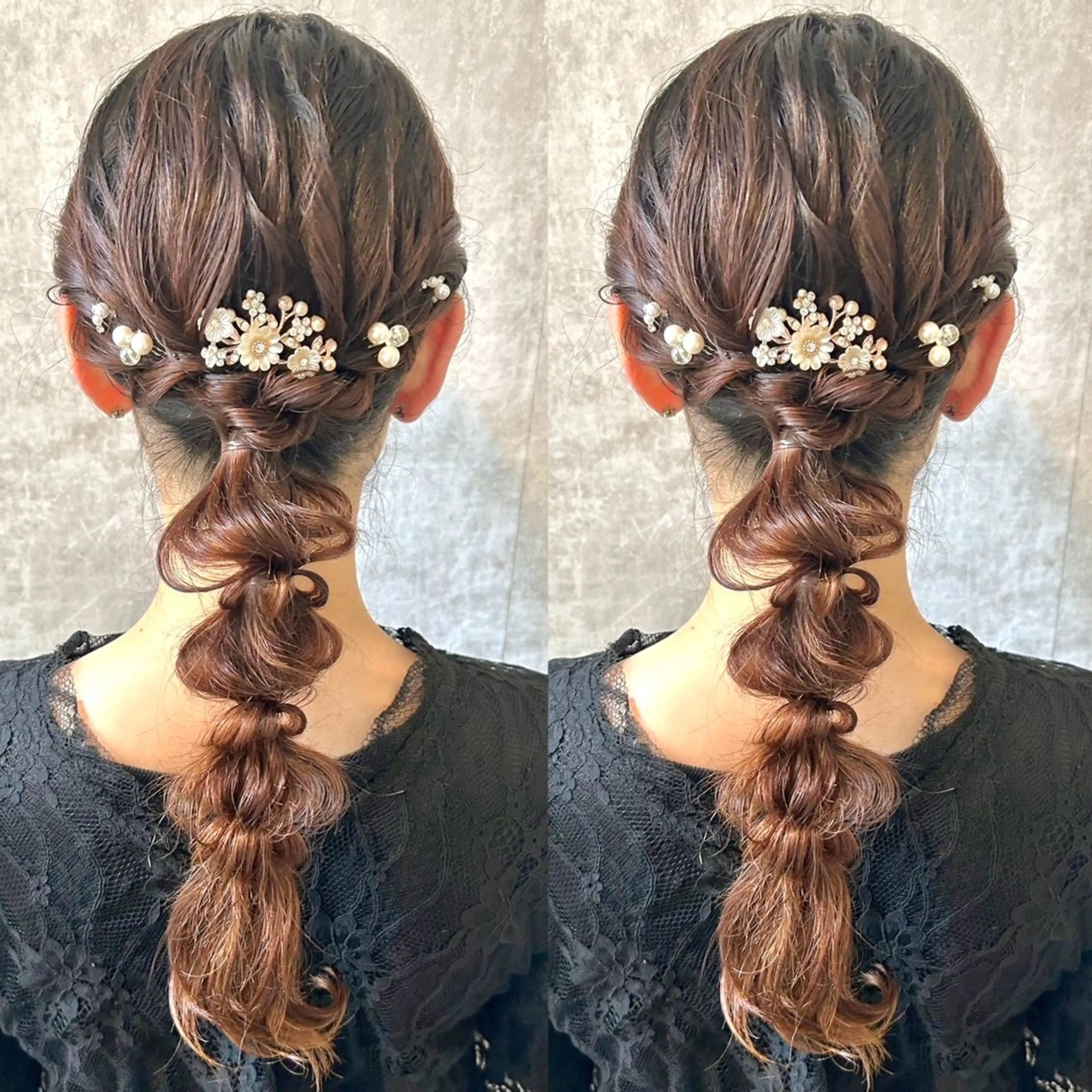 ロング ヘアアレンジ ヘアセット ヘアメ🎀エクステ 🪽横浜/しほ🧸のヘアスタイル