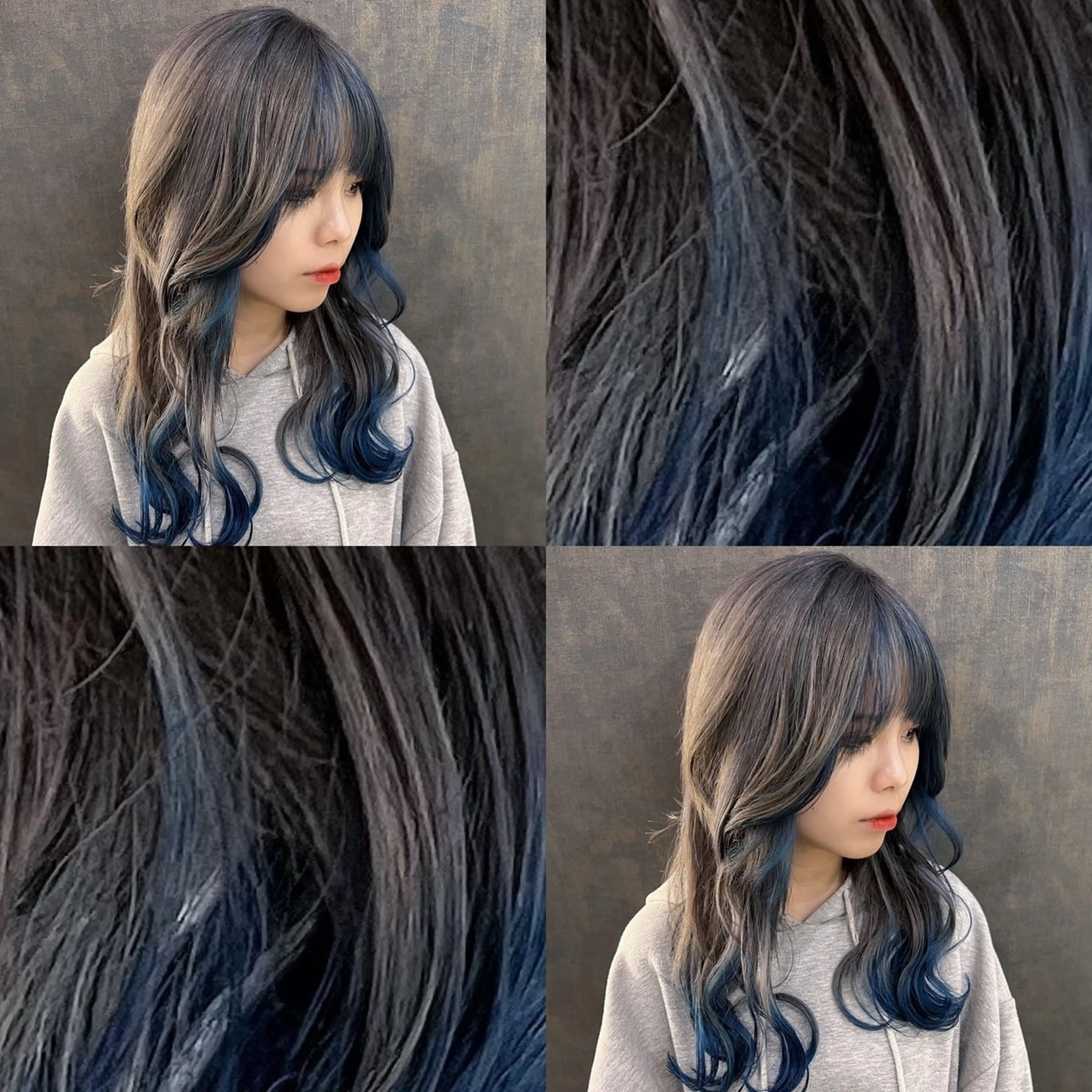 ロング カラー ヘアカラー DESIGNSALON LIA所属・問屋町のブリーチデザ イン屋さん🌈ゆうまのヘアスタイル