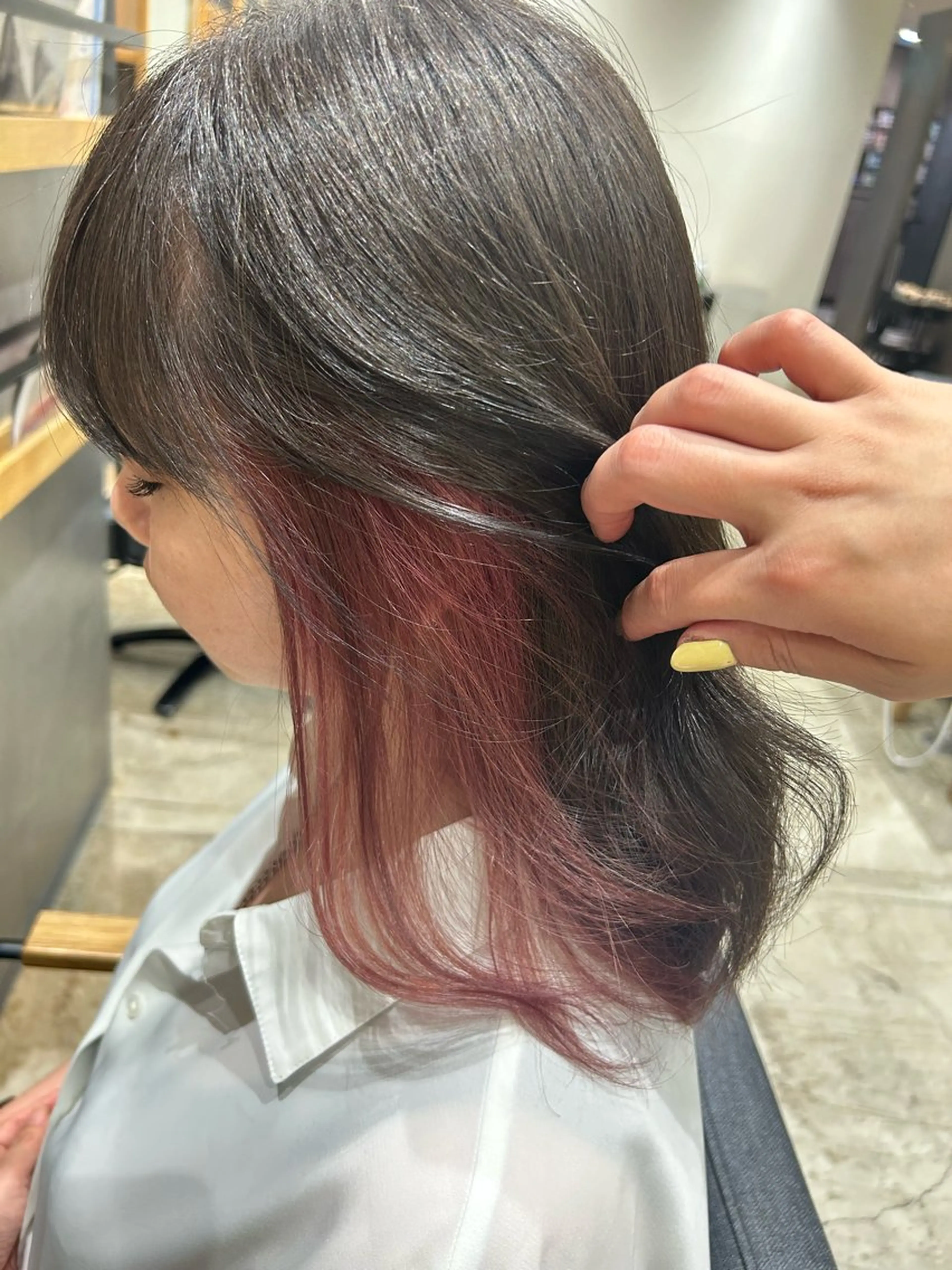 カラー インナーカラー 心斎橋🤍inity KIKOのヘアスタイル