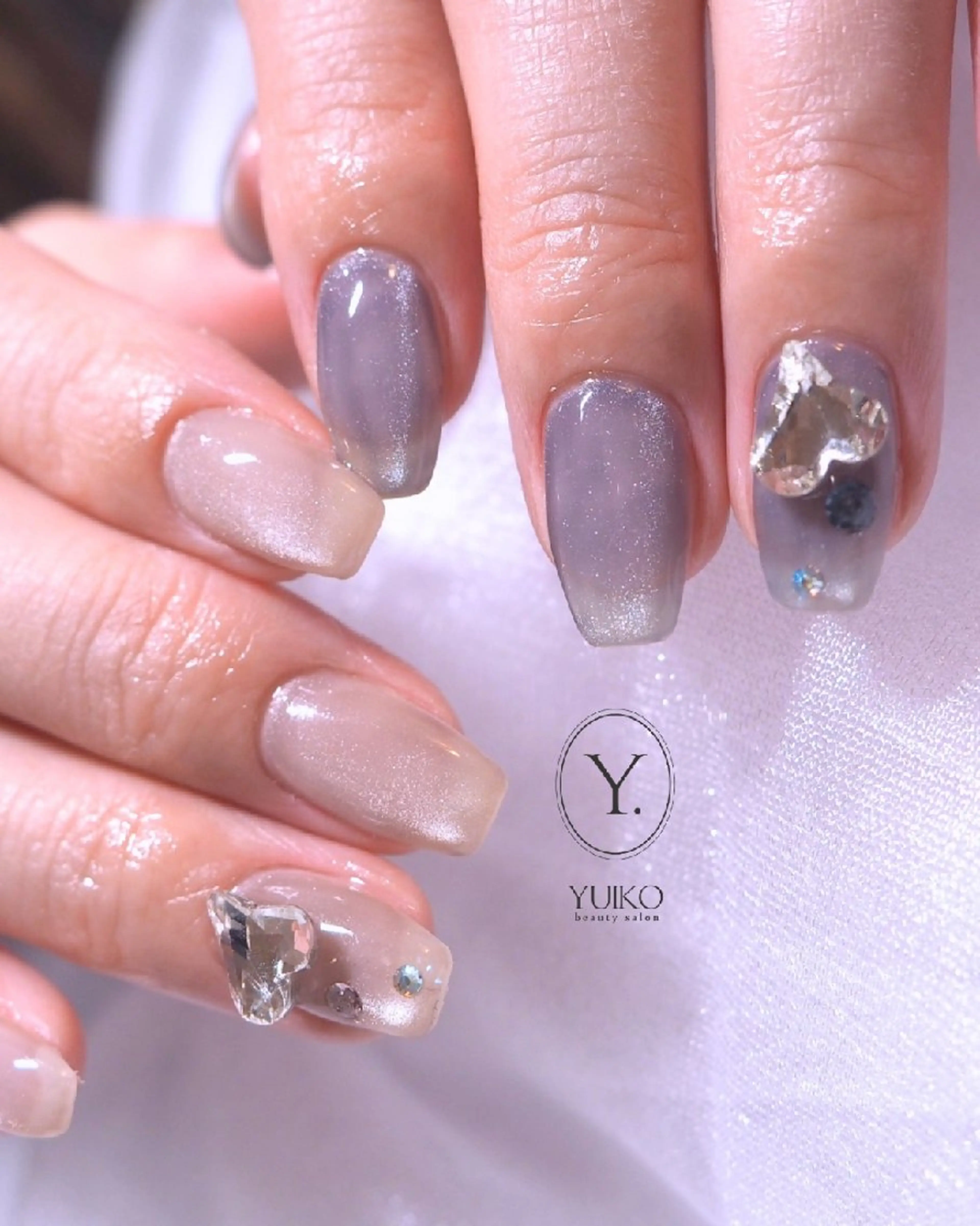 ネイル マグネットネイル ハンドネイル YUIKO _nail のネイルデザイン