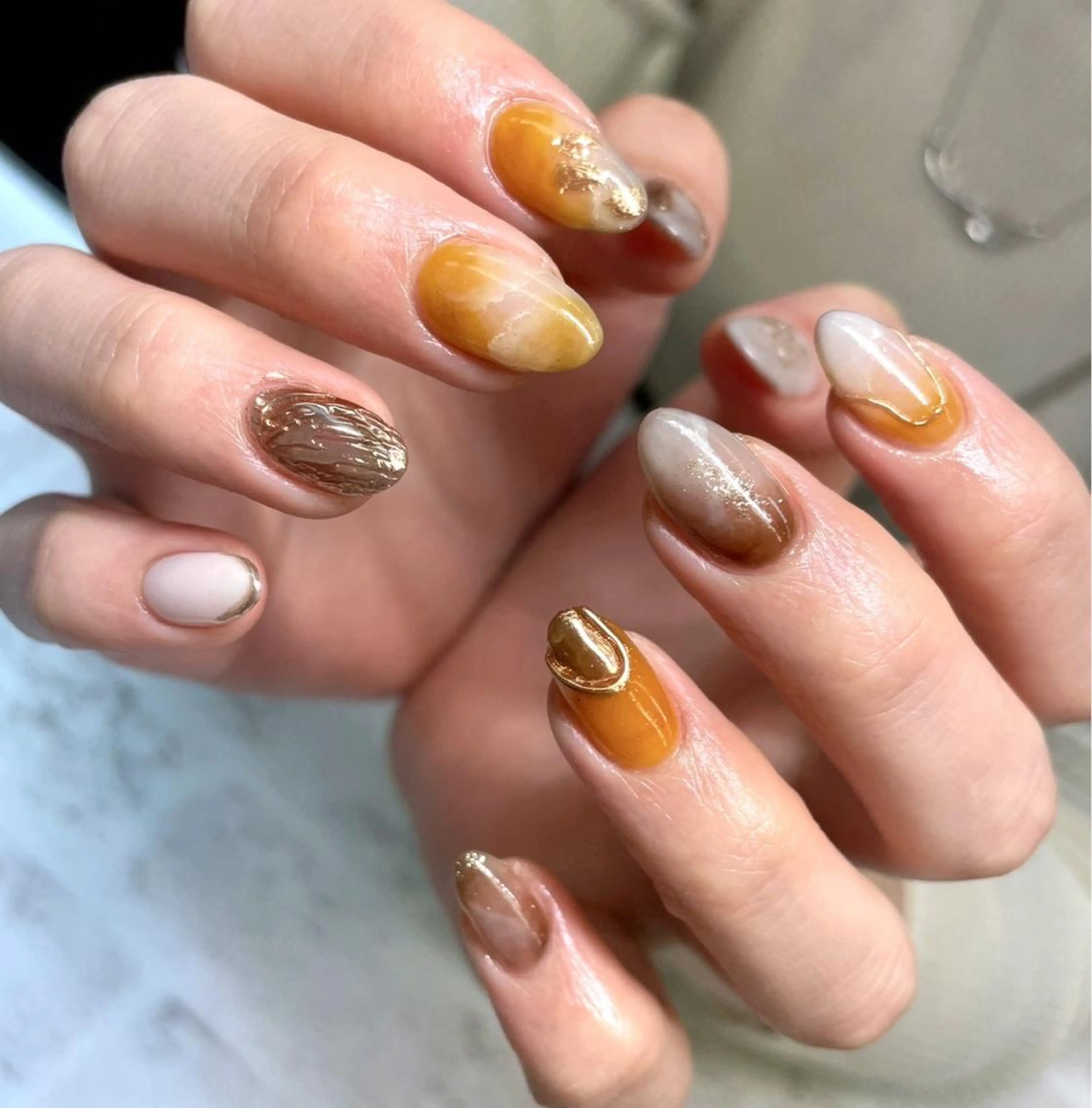 ネイル アートネイル ニュアンスネイル blanca🌺 mayu(東白楽)のマツエク・マツパデザイン
