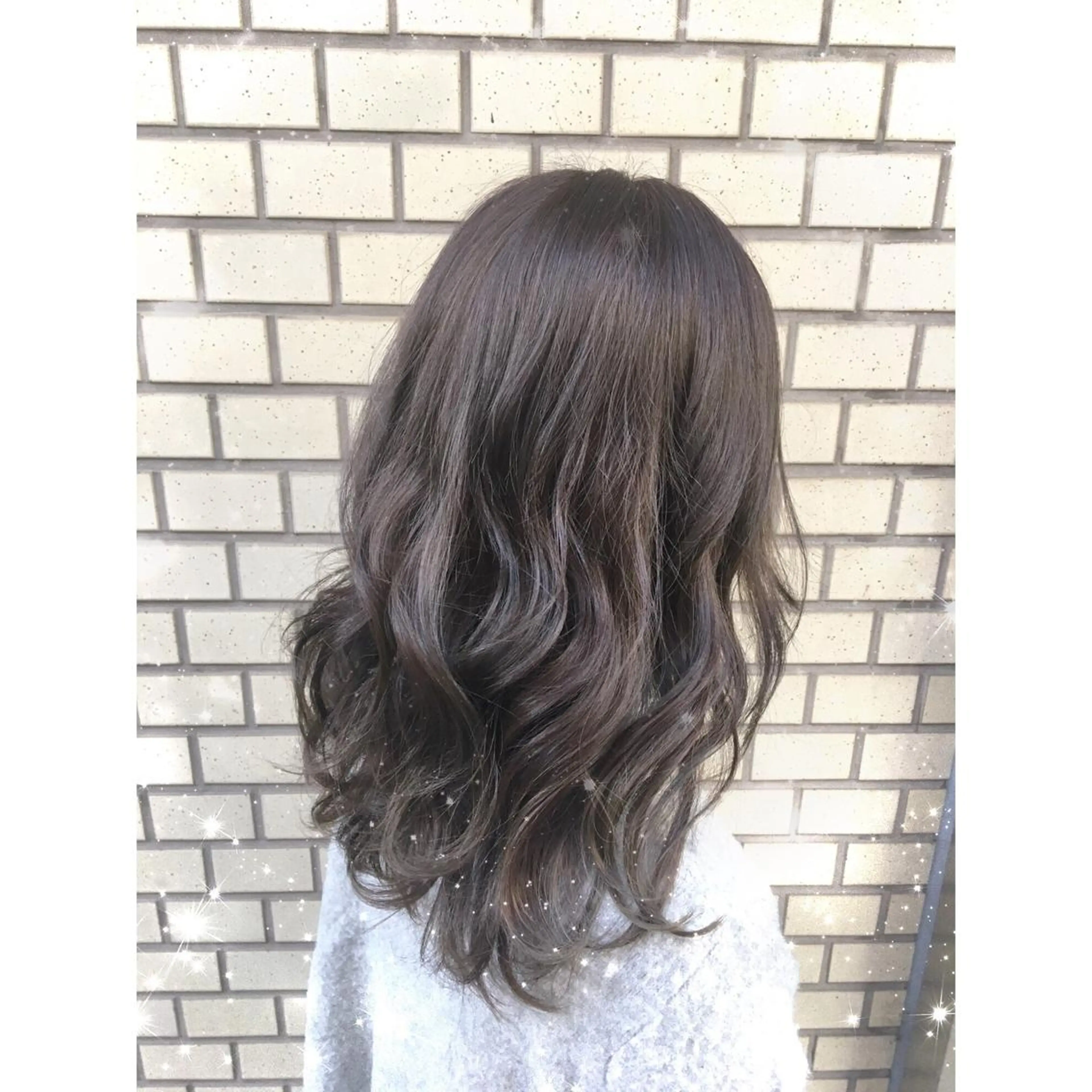 セミロング カラー アディクシーカラー 透明感カラー 韓国ヘア得意❤︎森澤 悠佳のヘアスタイル