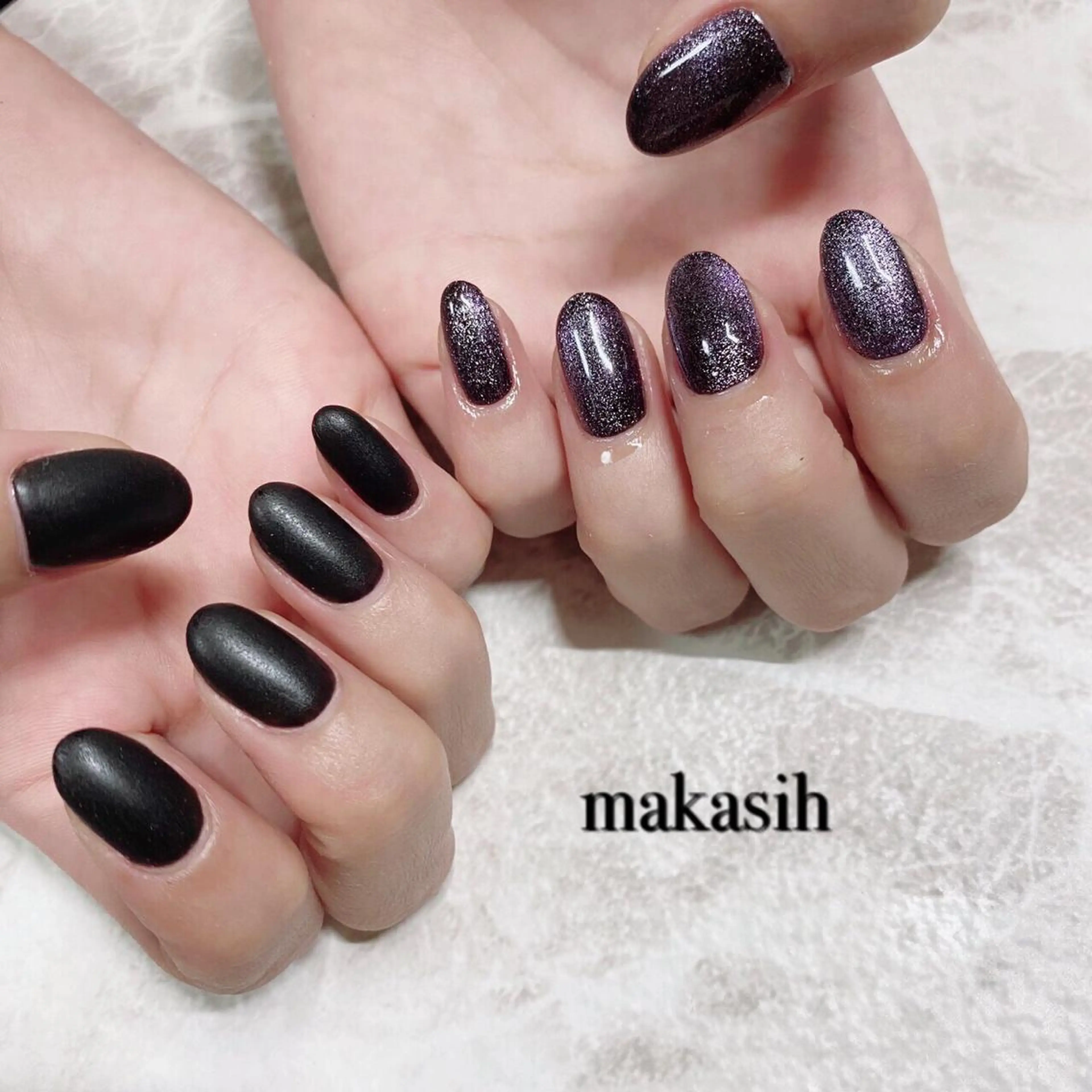 ネイル マグネットネイル マットネイル シンプルネイル 濱田 美菜子のエステ・リラクイメージ