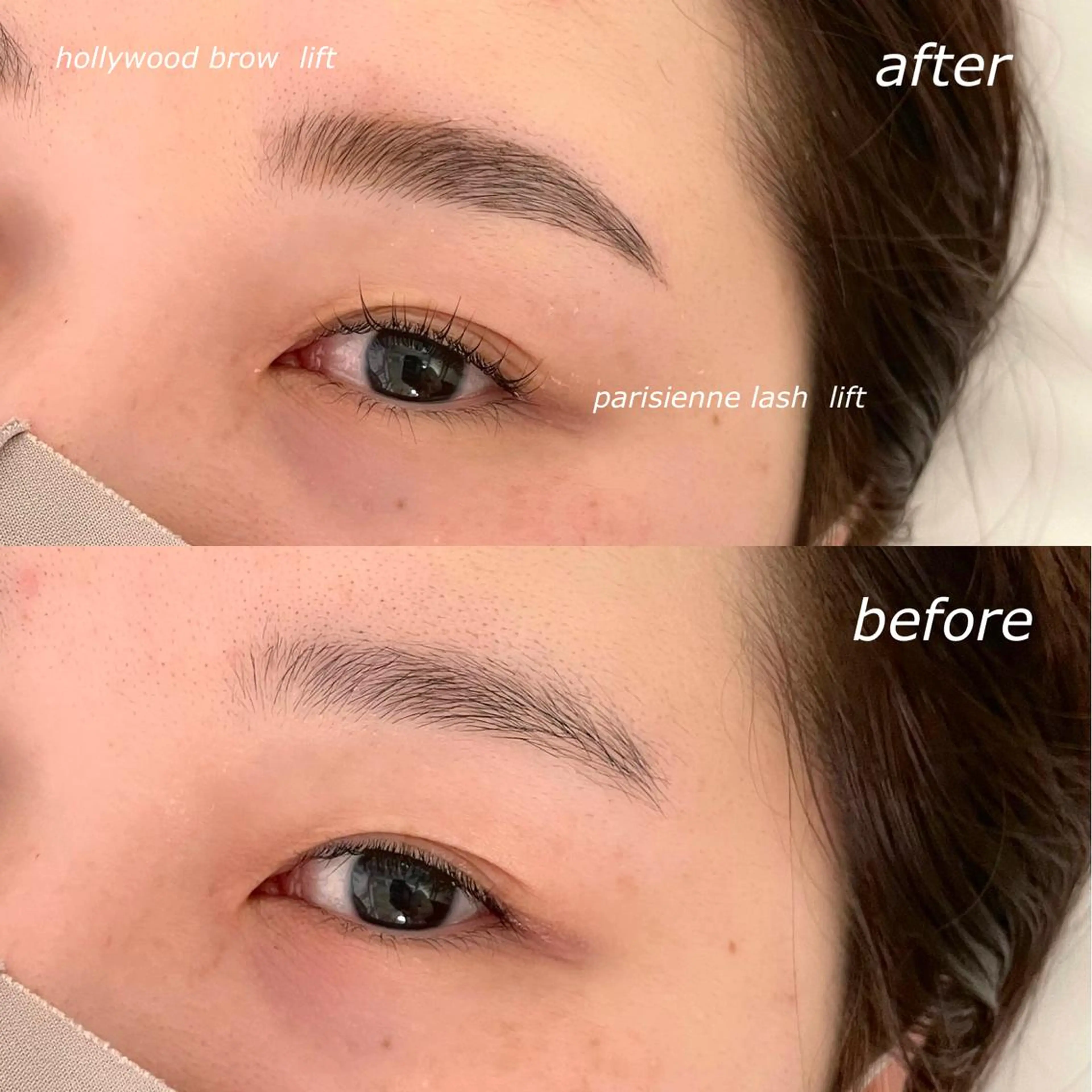 マツエク・マツパ アイブロウ ハリウッドブロウリフト パリジェンヌラッシュリフト GO TODAY SHAiRE SALON Vellmie店所属・吉祥寺kasumi 🌛eye/browのマツエク・マツパデザイン