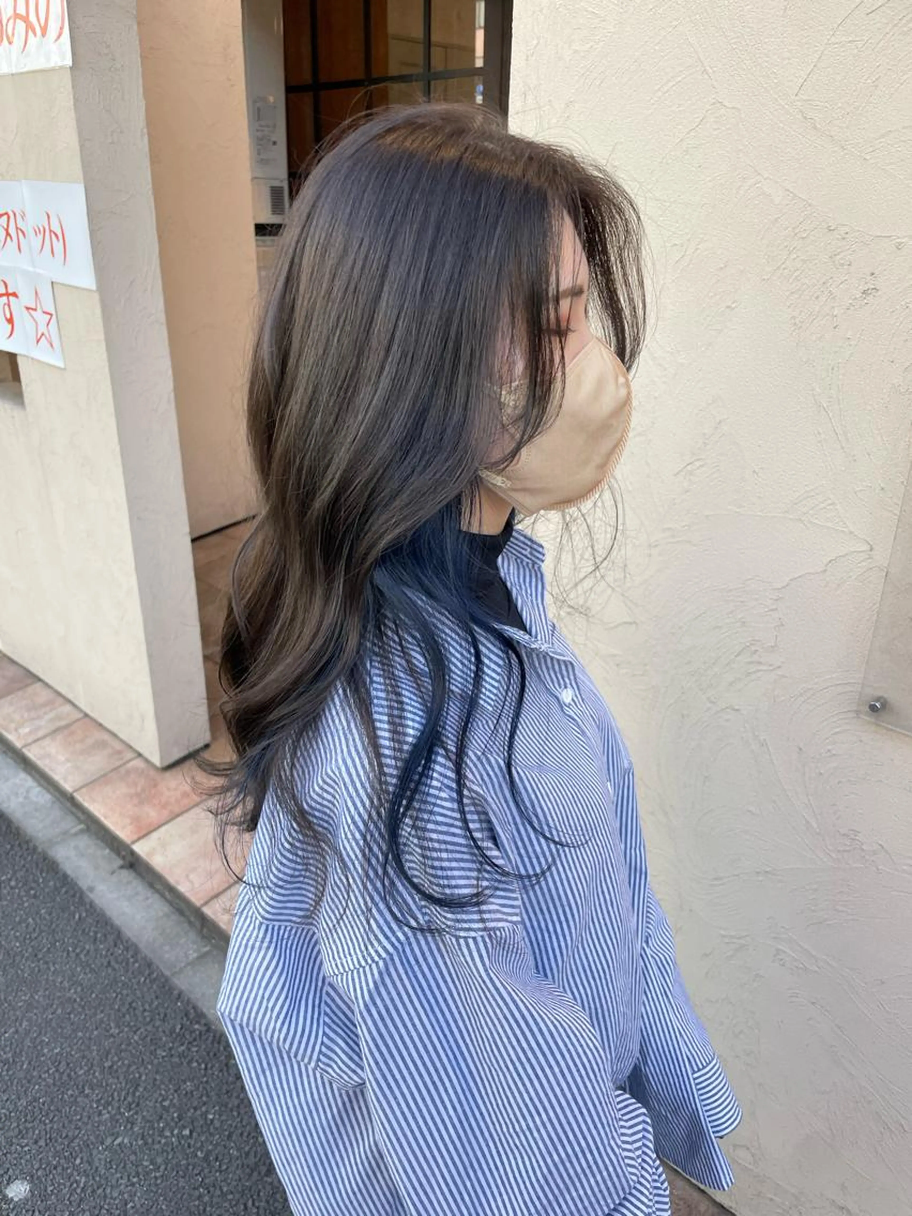 🎀イヤリングカラー🎀可愛くチラ見せ🧏🏼‍♀️🩵➕1stepトリートメント🌙の写真