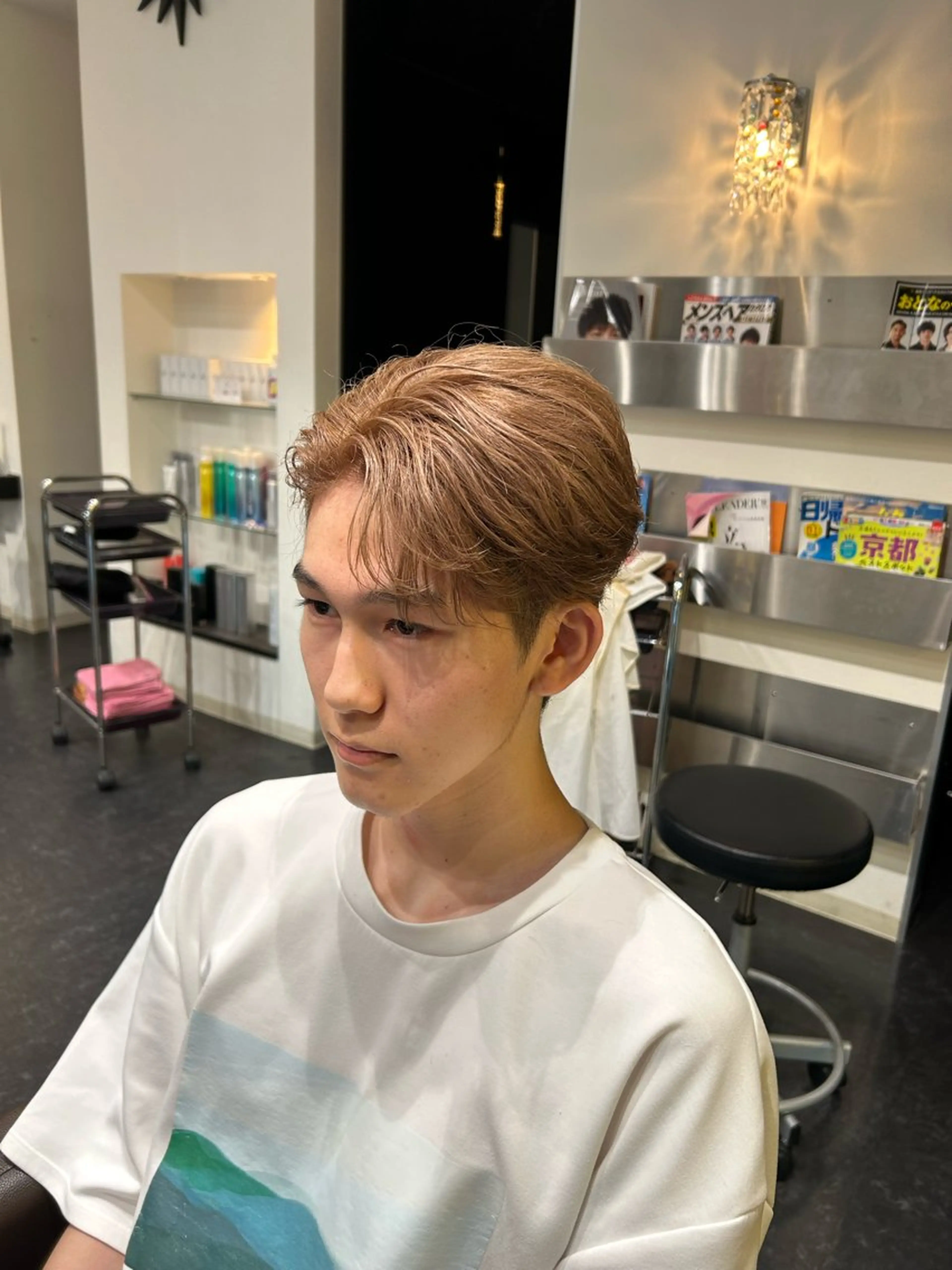 カラー メンズ メンズブリーチ ブリーチ カット ヘアカラー ヴァンカウンシル　岐阜店所属・田尻 駆のヘアスタイル